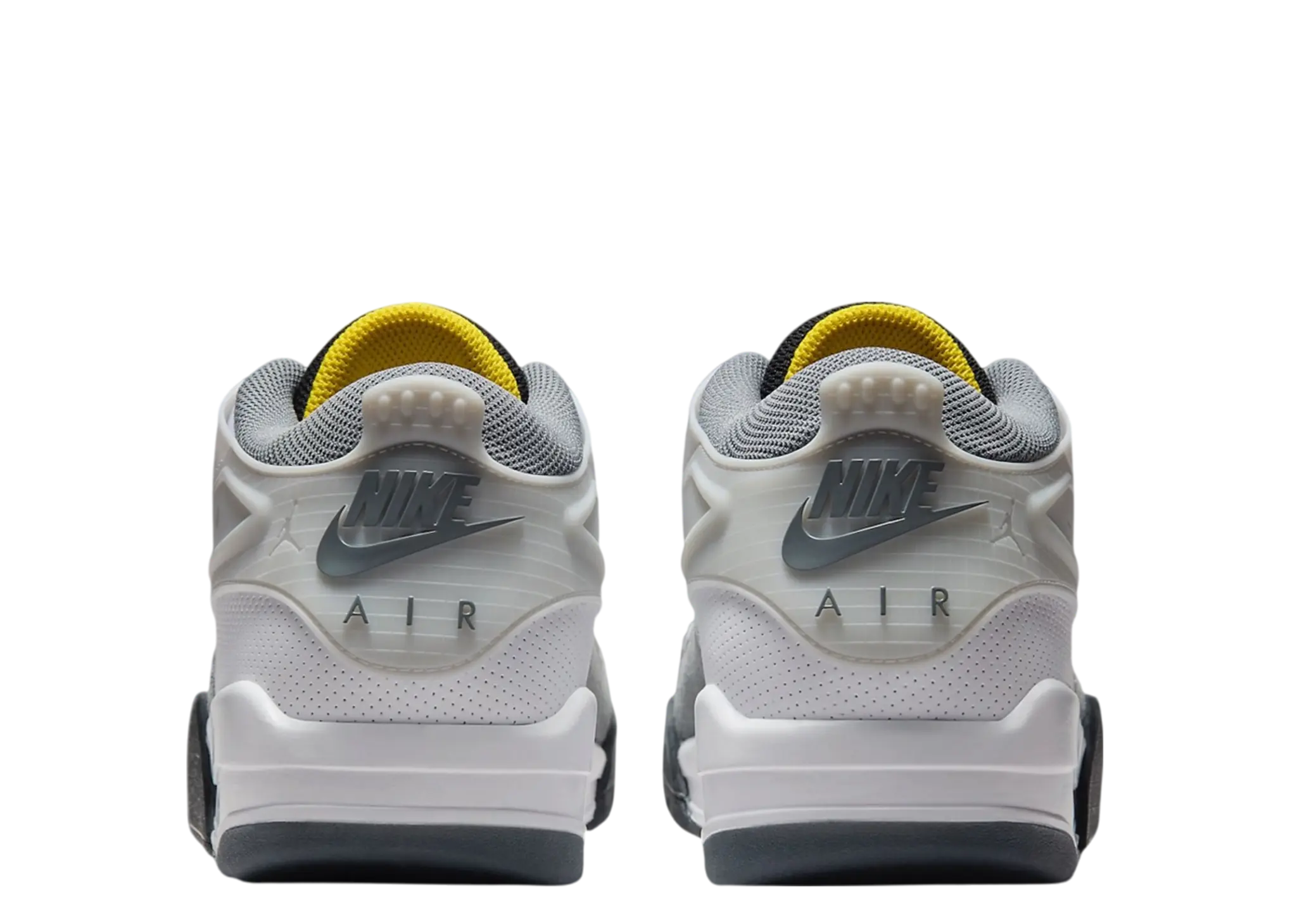 Air Jordan 4 RM Premium White Black Smoke Grey Fire Red - photo 3