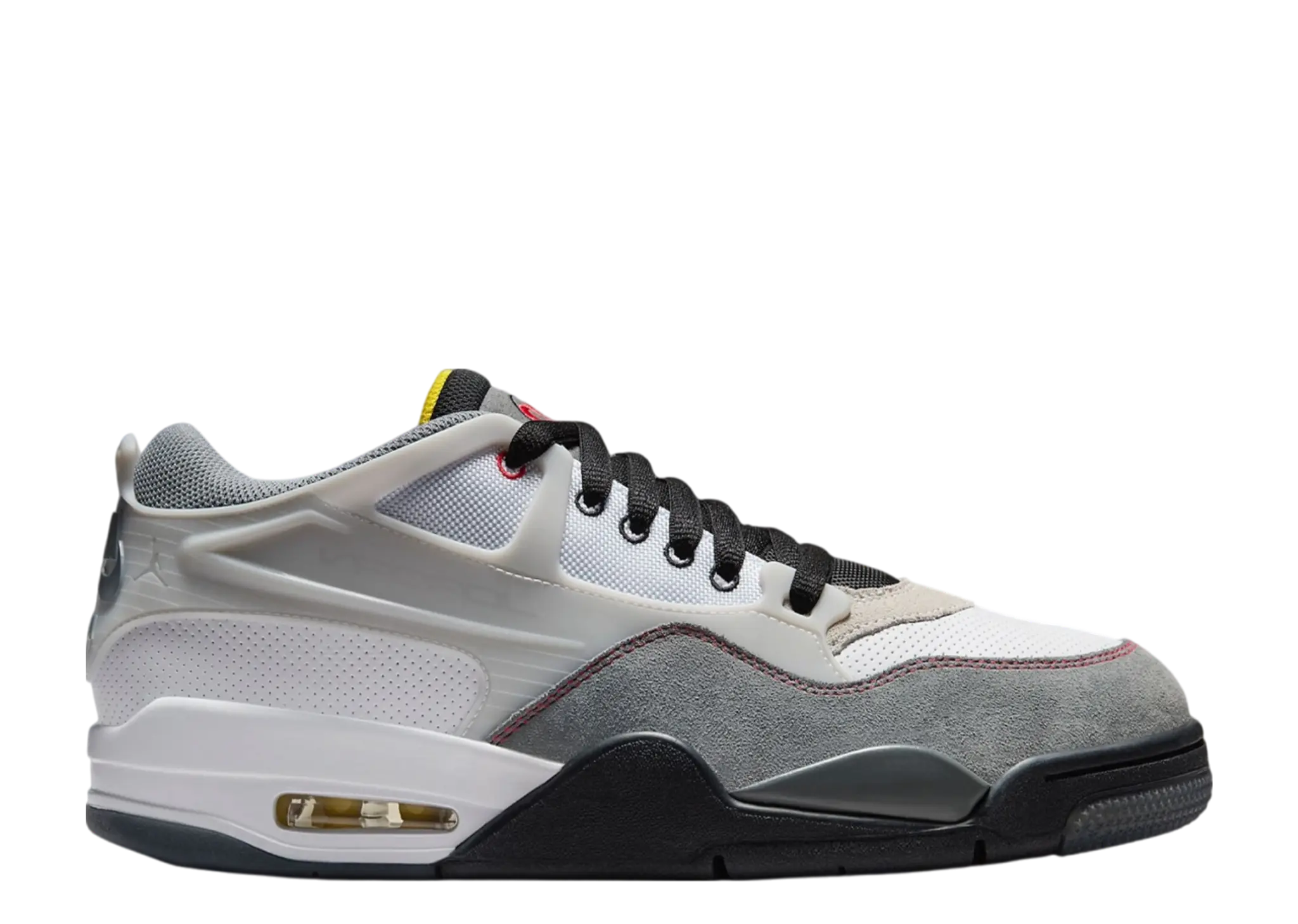 Air Jordan 4 RM Premium White Black Smoke Grey Fire Red