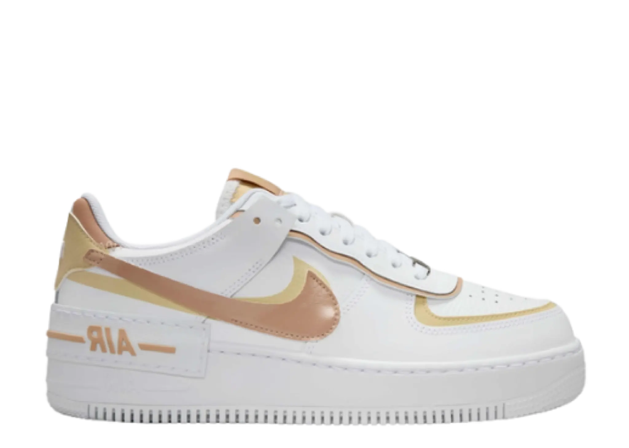 Nike Air Force 1 Low Shadow White Team Gold Rattan (Women's)