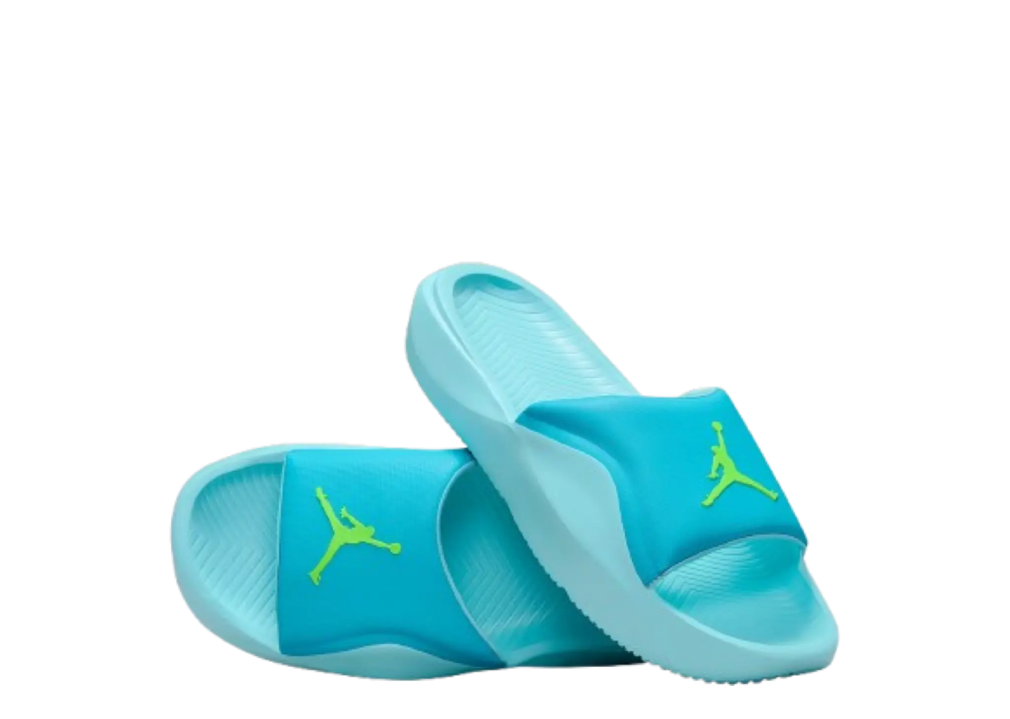 Air Jordan Franchise Slide Chlorine Blue Copa Electric Green (Grade School) - photo 2