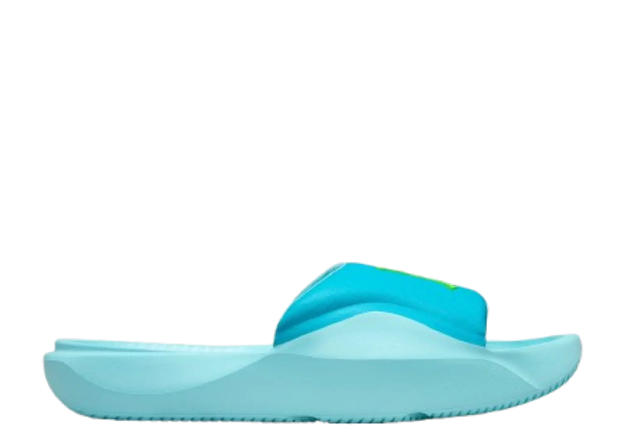 Air Jordan Franchise Slide Chlorine Blue Copa Electric Green (Grade School)
