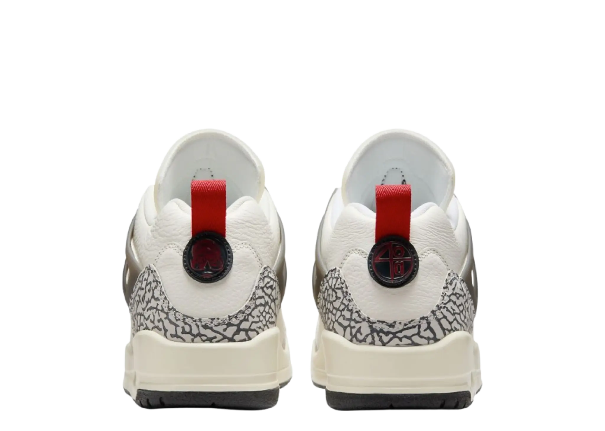 Air Jordan Spizike Low Sail Anthracite Coconut Milk Varsity Red - photo 3