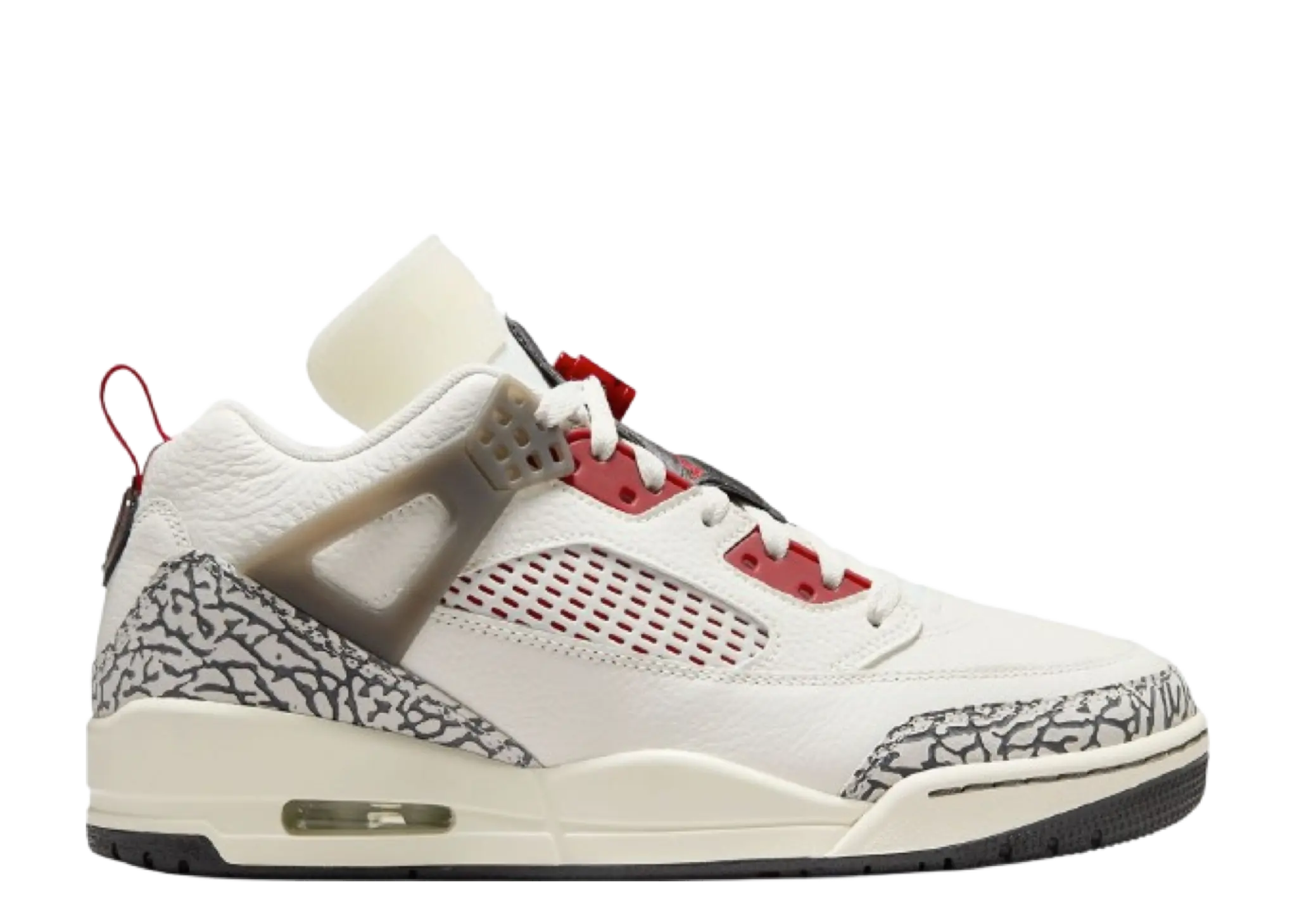 Air Jordan Spizike Low Sail Anthracite Coconut Milk Varsity Red