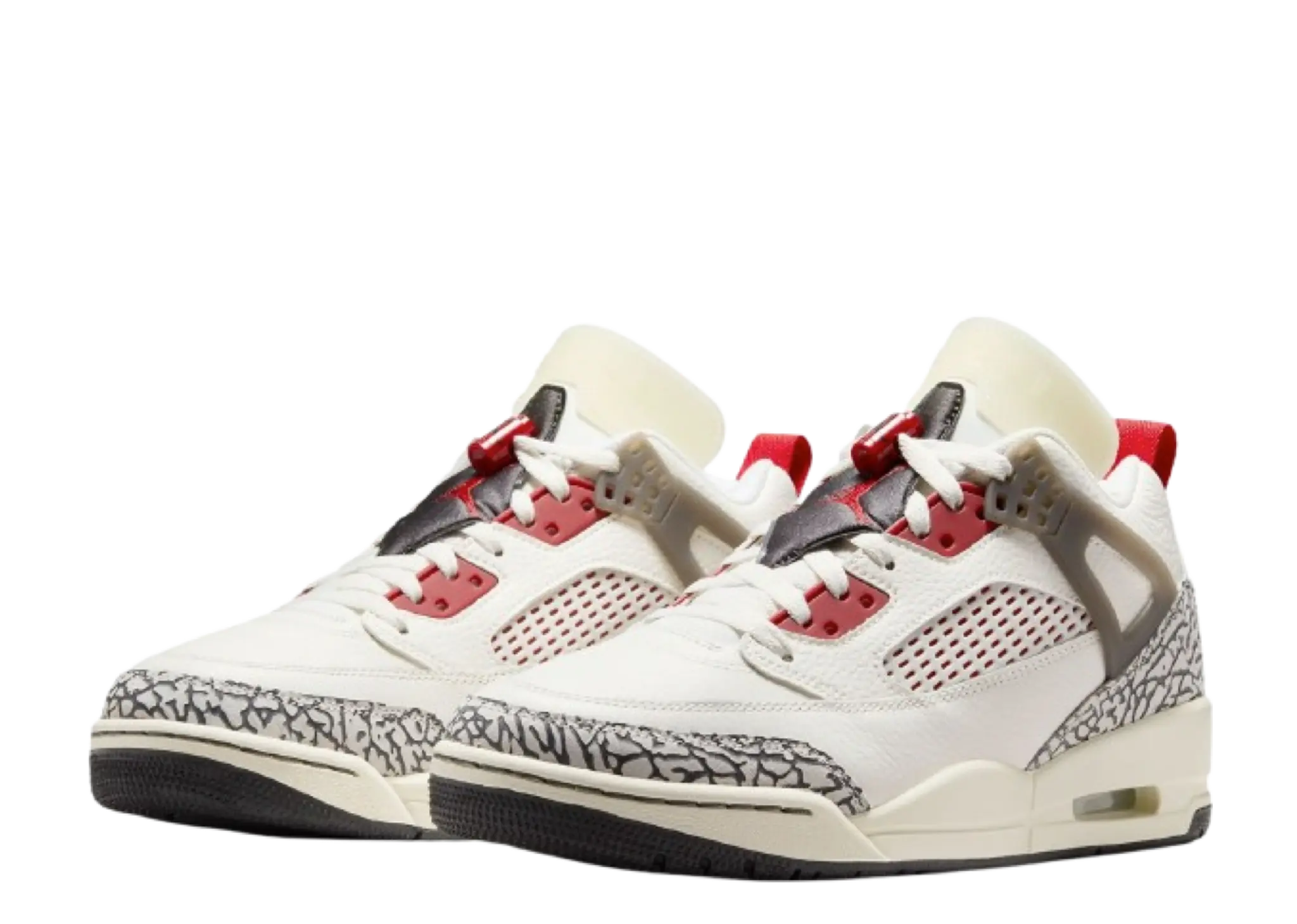 Air Jordan Spizike Low Sail Anthracite Coconut Milk Varsity Red - photo 2