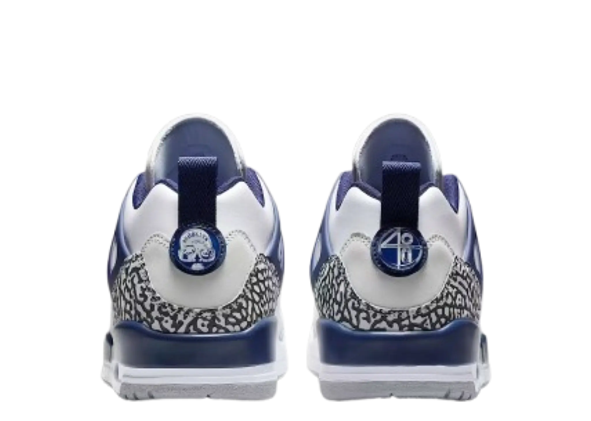 Air Jordan Spizike White Neutral Grey Navy - photo 3
