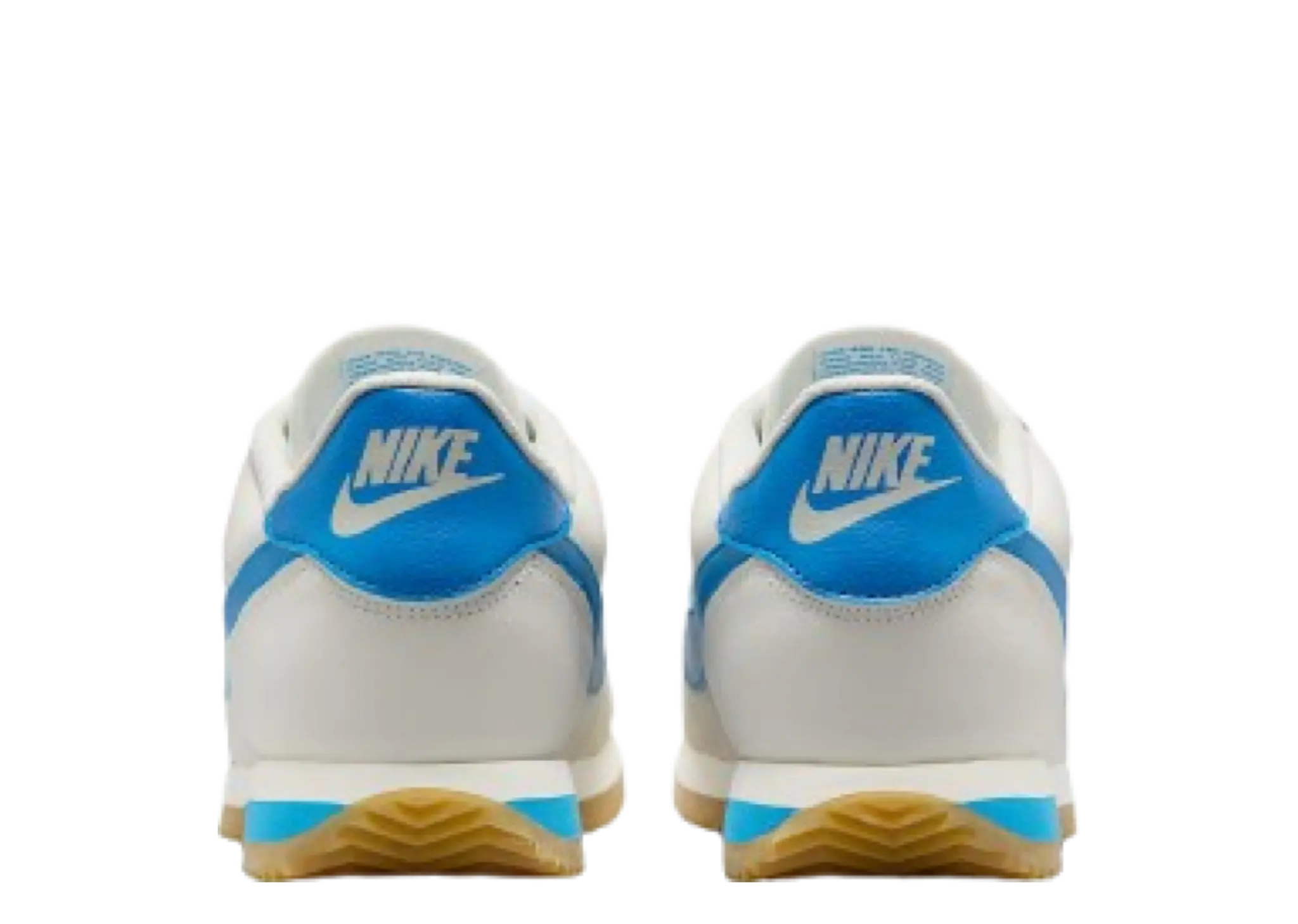 Nike Cortez Leather Sail Gum Yellow Light Photo Blue - photo 3