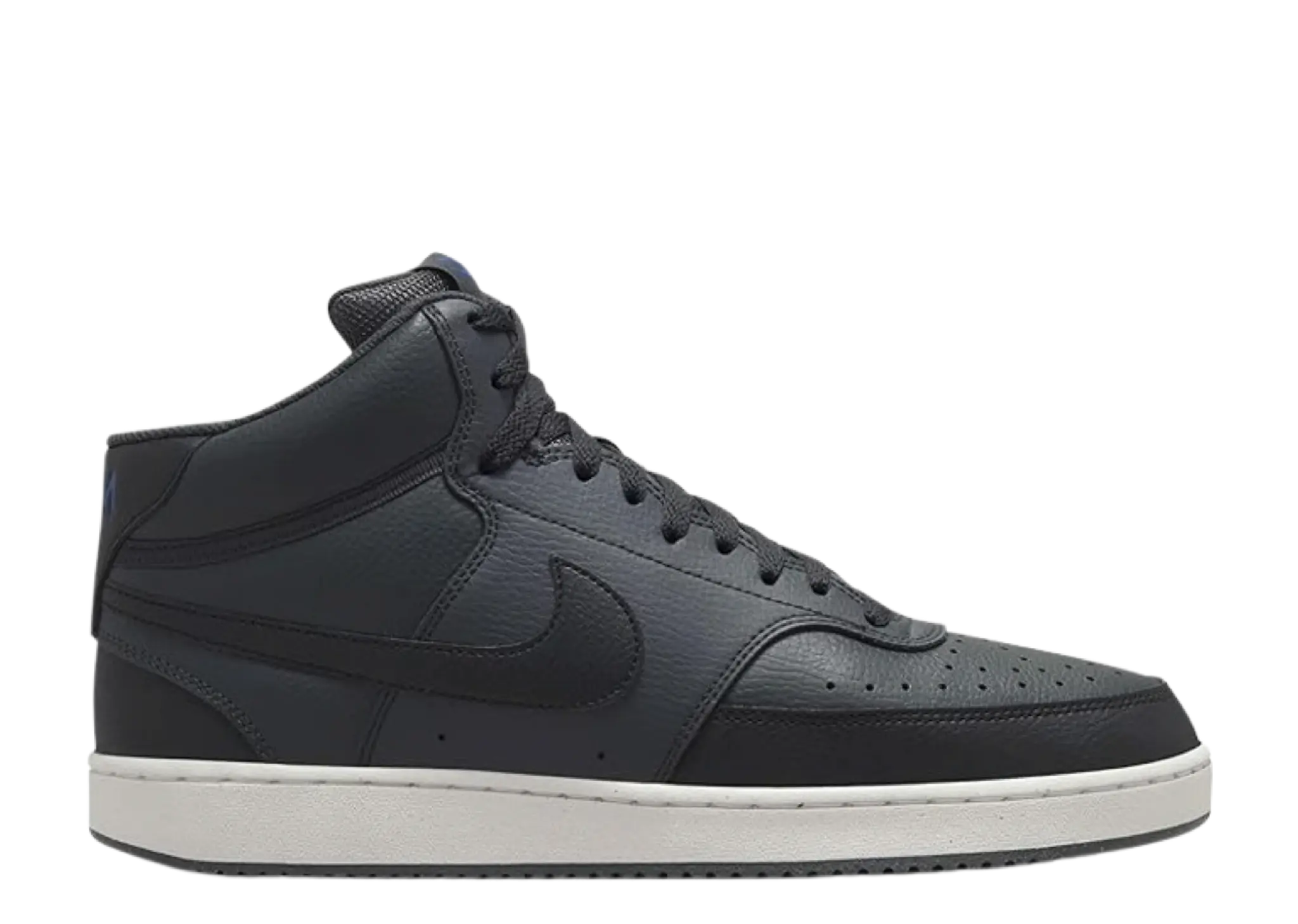 Nike Court Vision Mid Next Nature Dark Smoke Grey Off Noir Racer Blue Black