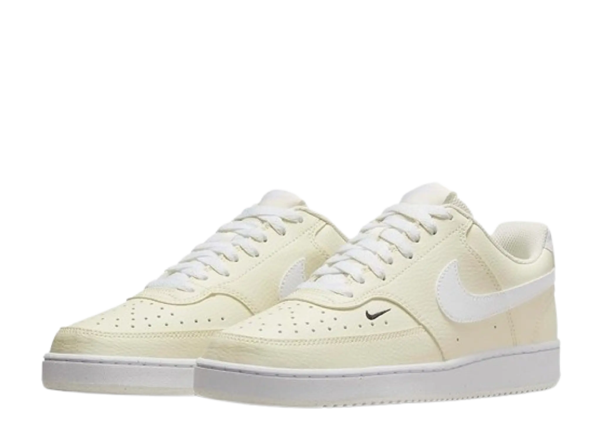 Nike Court Vision Low Next Nature White Black Pale Ivory (Women's) - photo 2