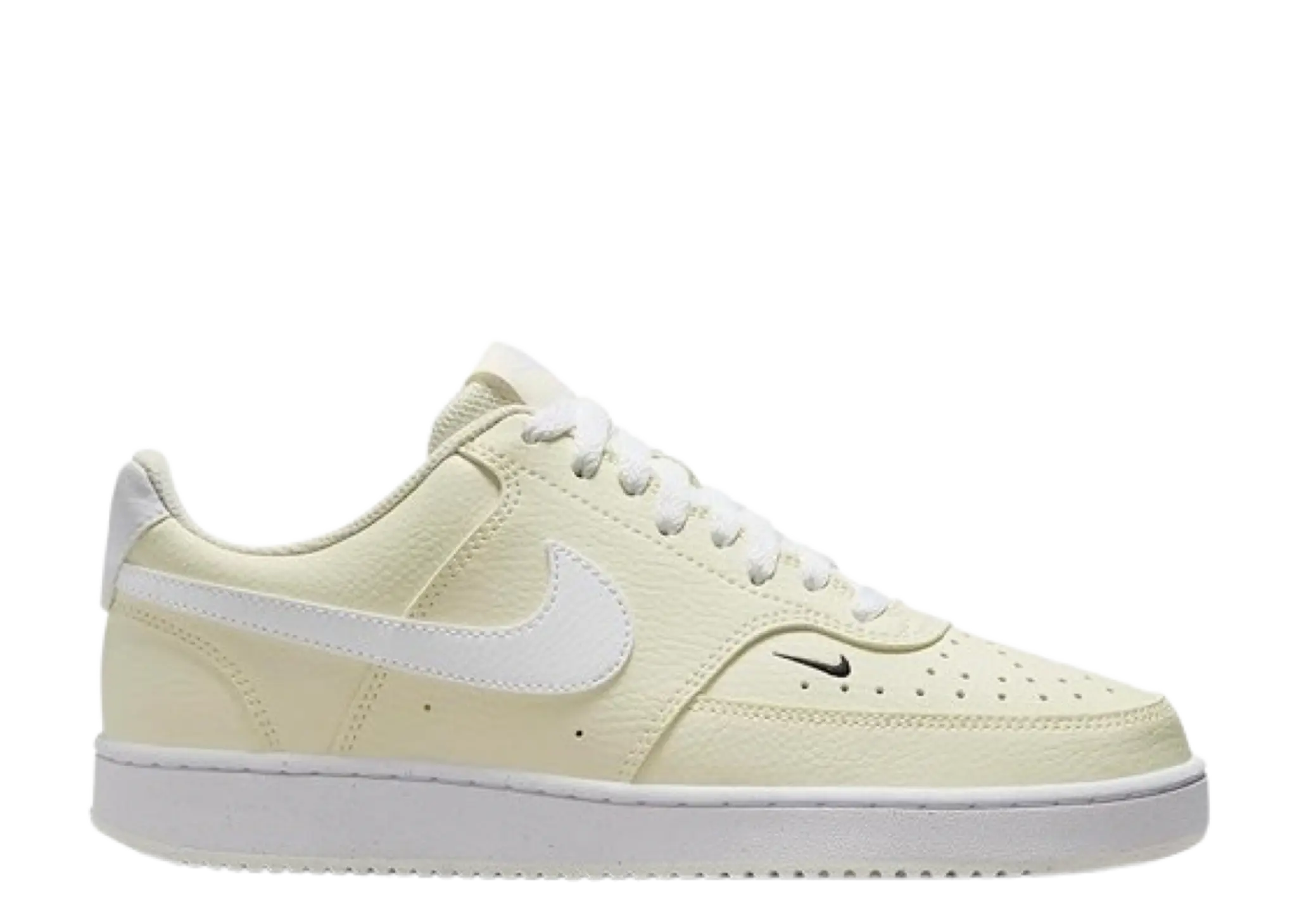 Nike Court Vision Low Next Nature White Black Pale Ivory (Women's)
