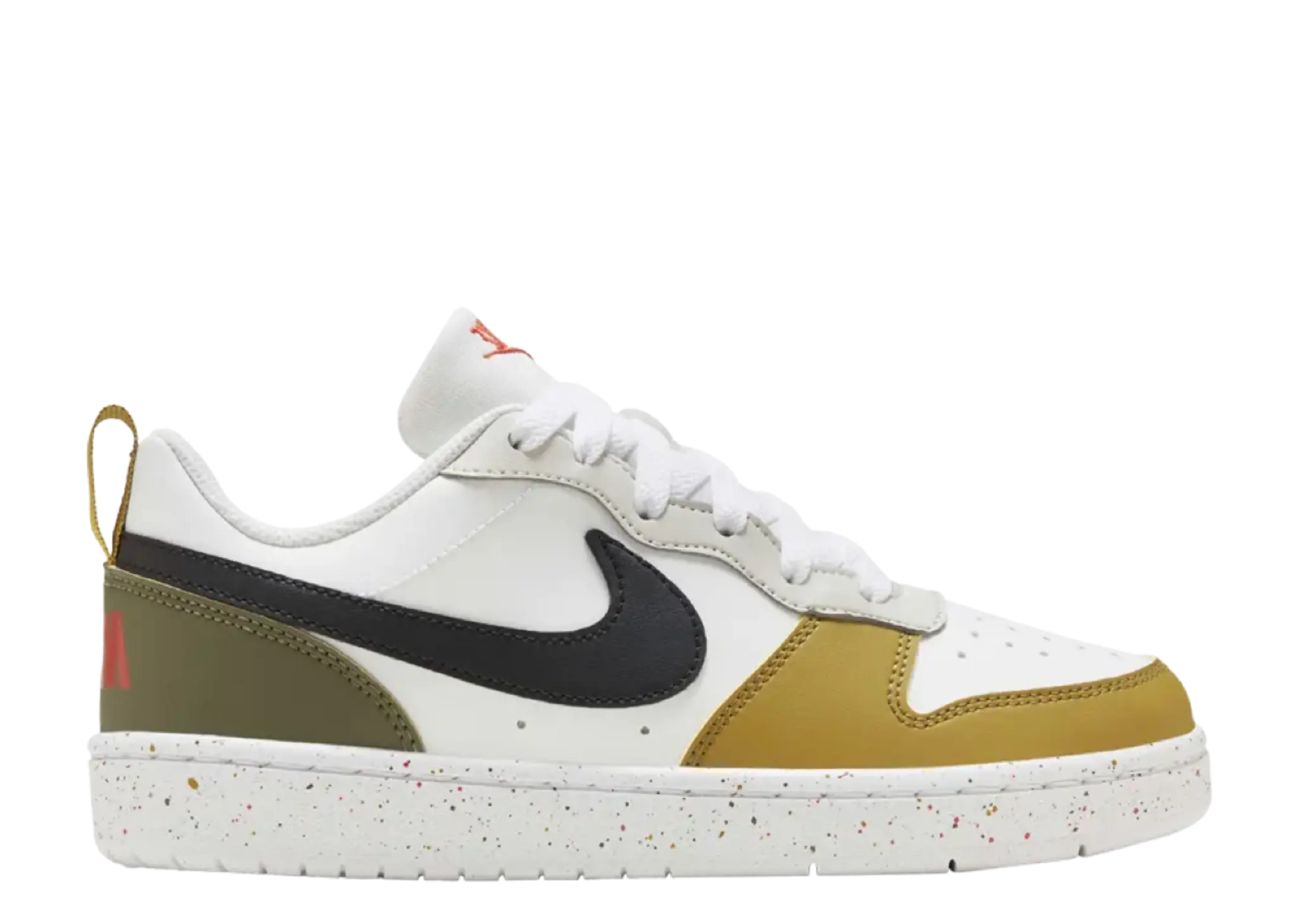 Nike Court Borough Low Recraft White Olive Tan (Grade School)