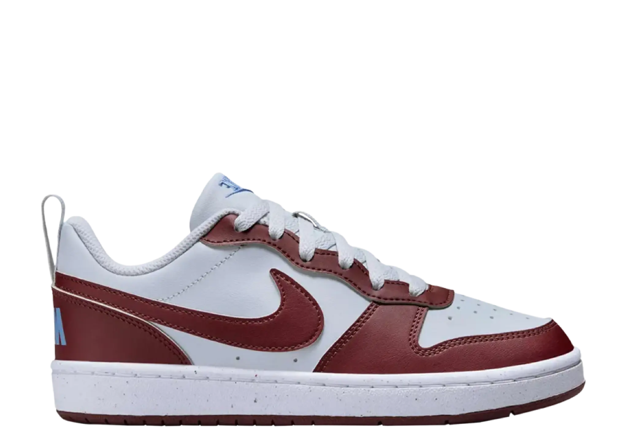 Nike Court Borough Low Recraft Dark Team Red Pure Platinum (Grade School)