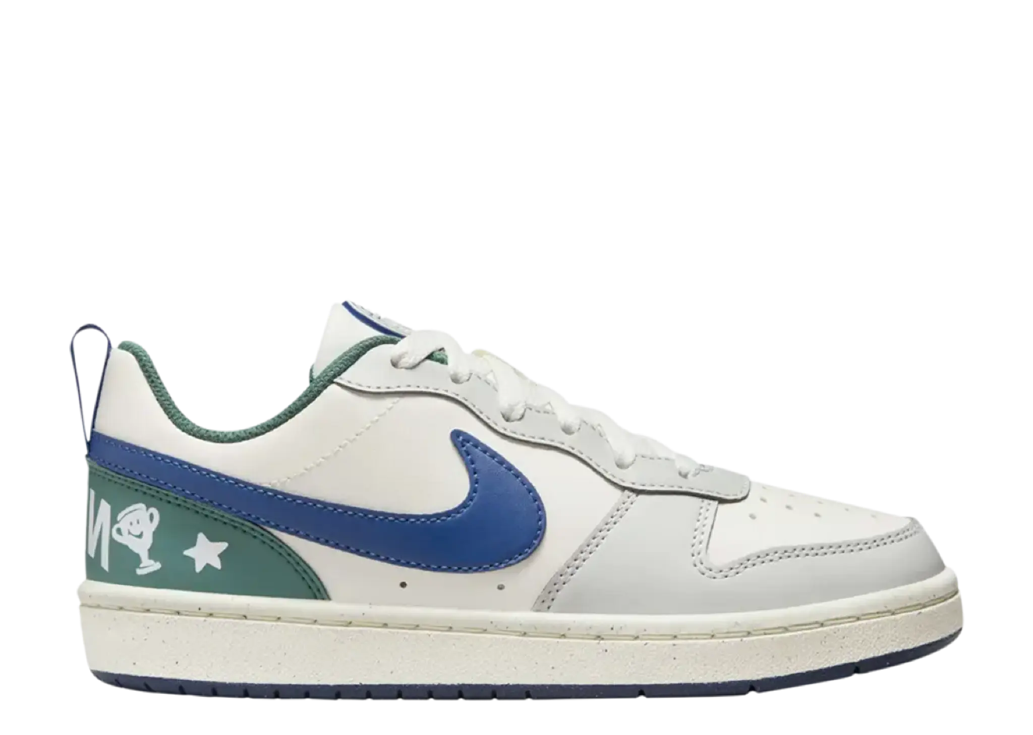 Nike Court Borough Low Recraft Sail Court Blue Bicoastal (Grade School)