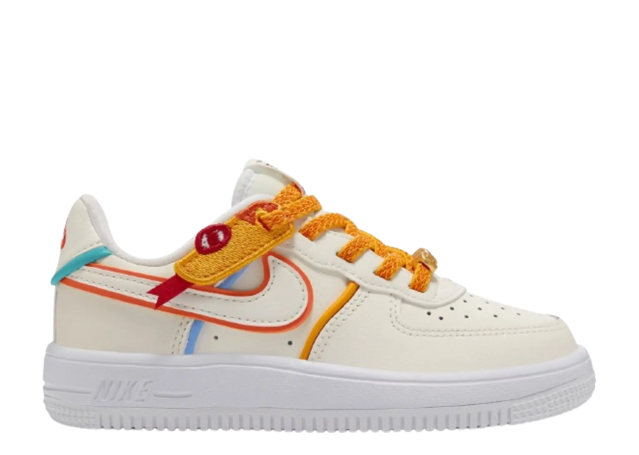 Nike Force 1 Low LV8 Easy On Sail White (Pre-School)