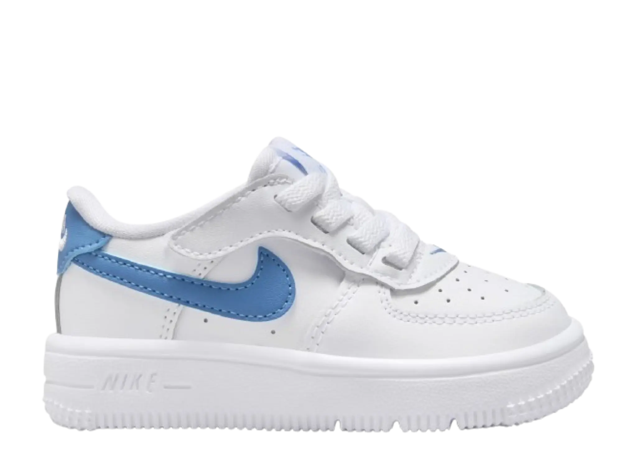 Nike Force 1 Low Easy On White Blue Beyond (Toddler)