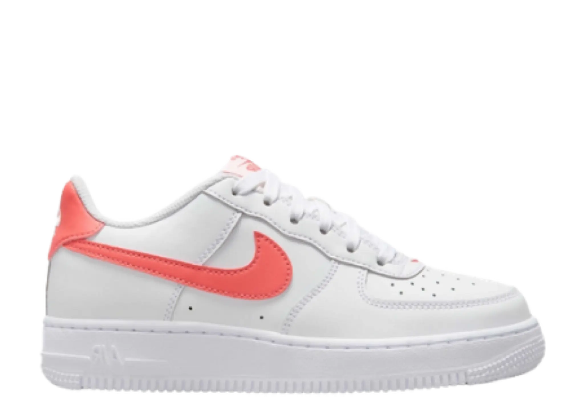 Nike Air Force 1 White Magic Ember (Grade School)