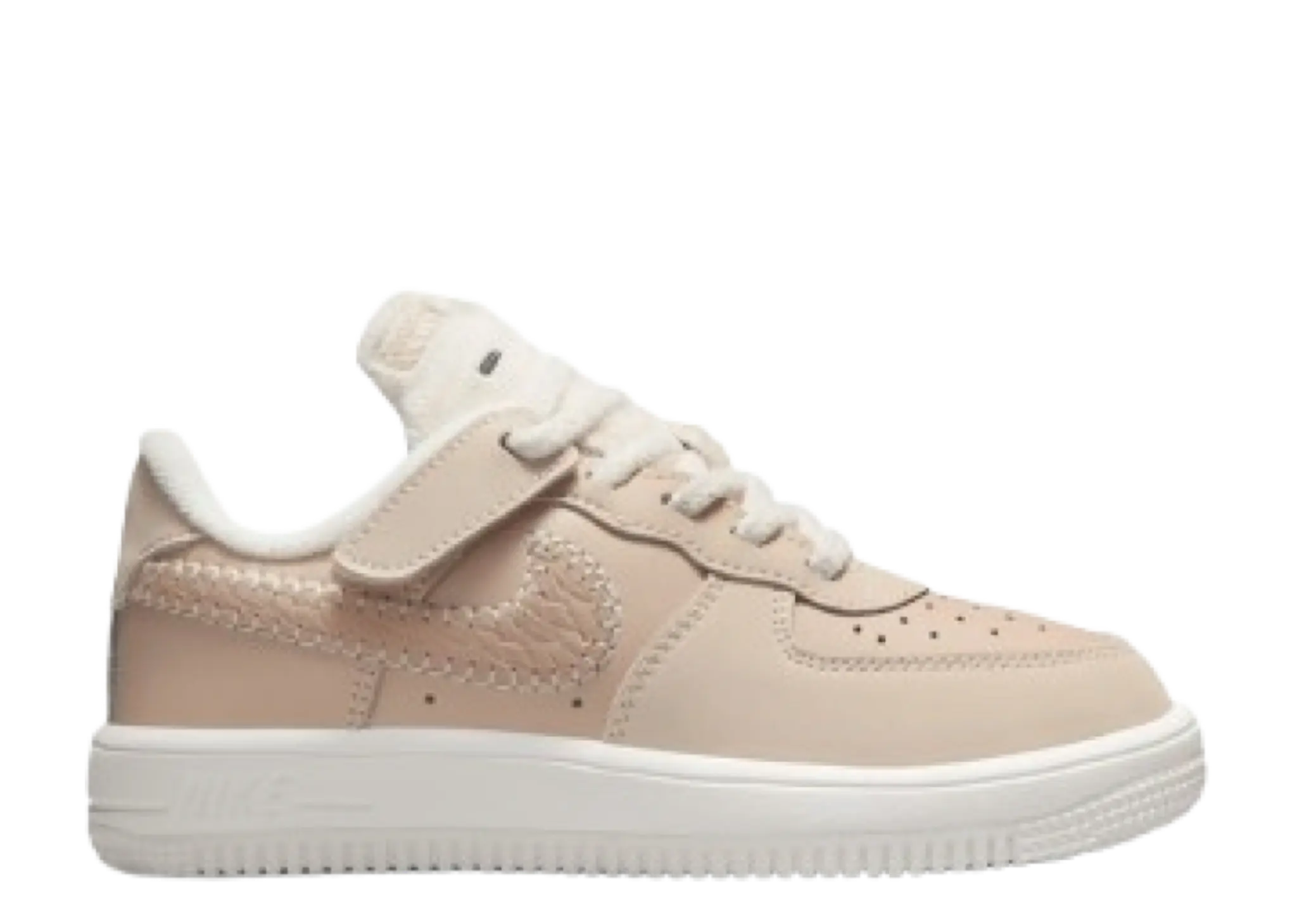 Nike Force 1 Low SE Easy On Sanddrift Sail Dark Raisin Pale Ivory (Pre-School)