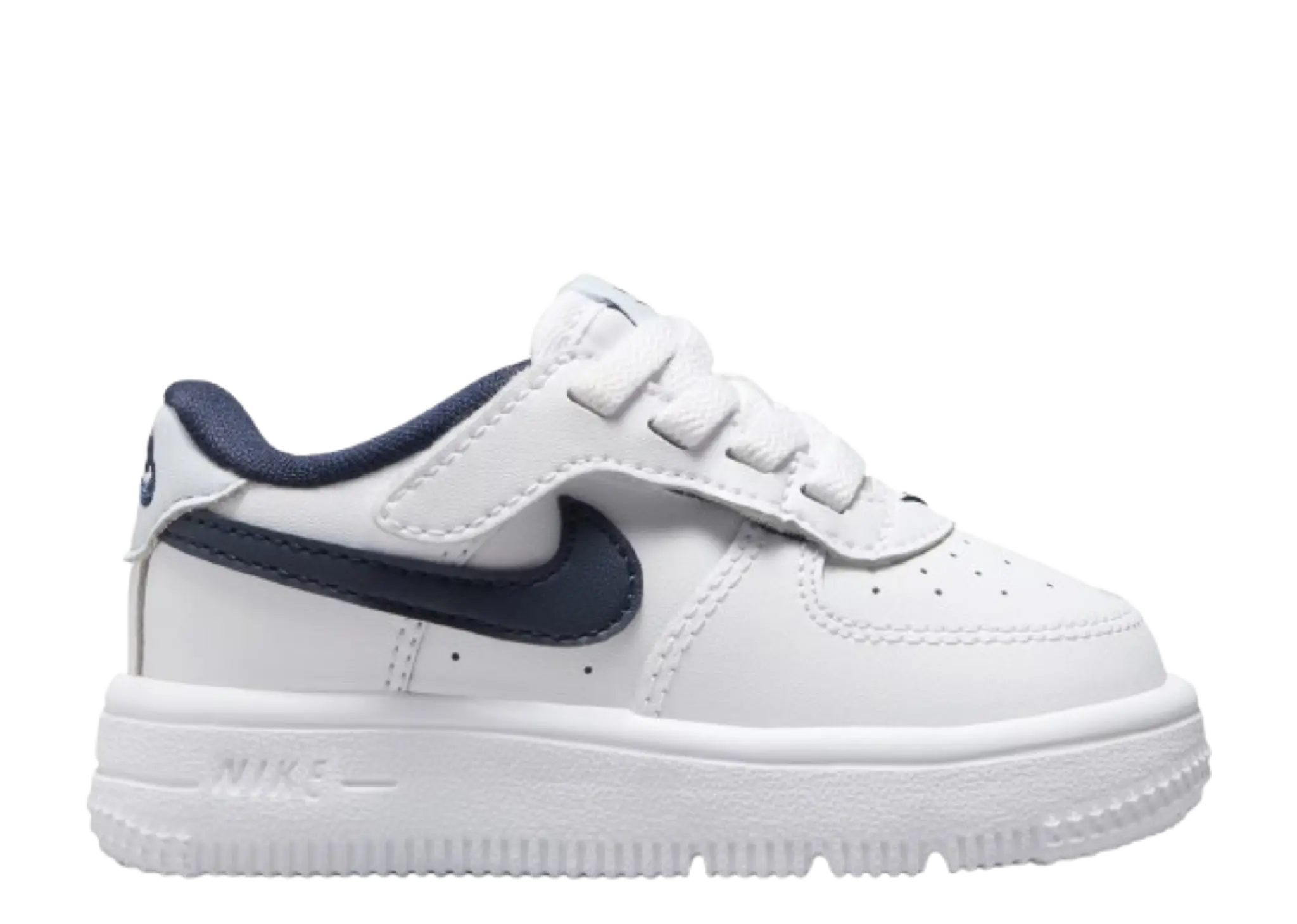 Nike Force 1 Low Easy On White Football Grey Midnight Navy (Toddler)