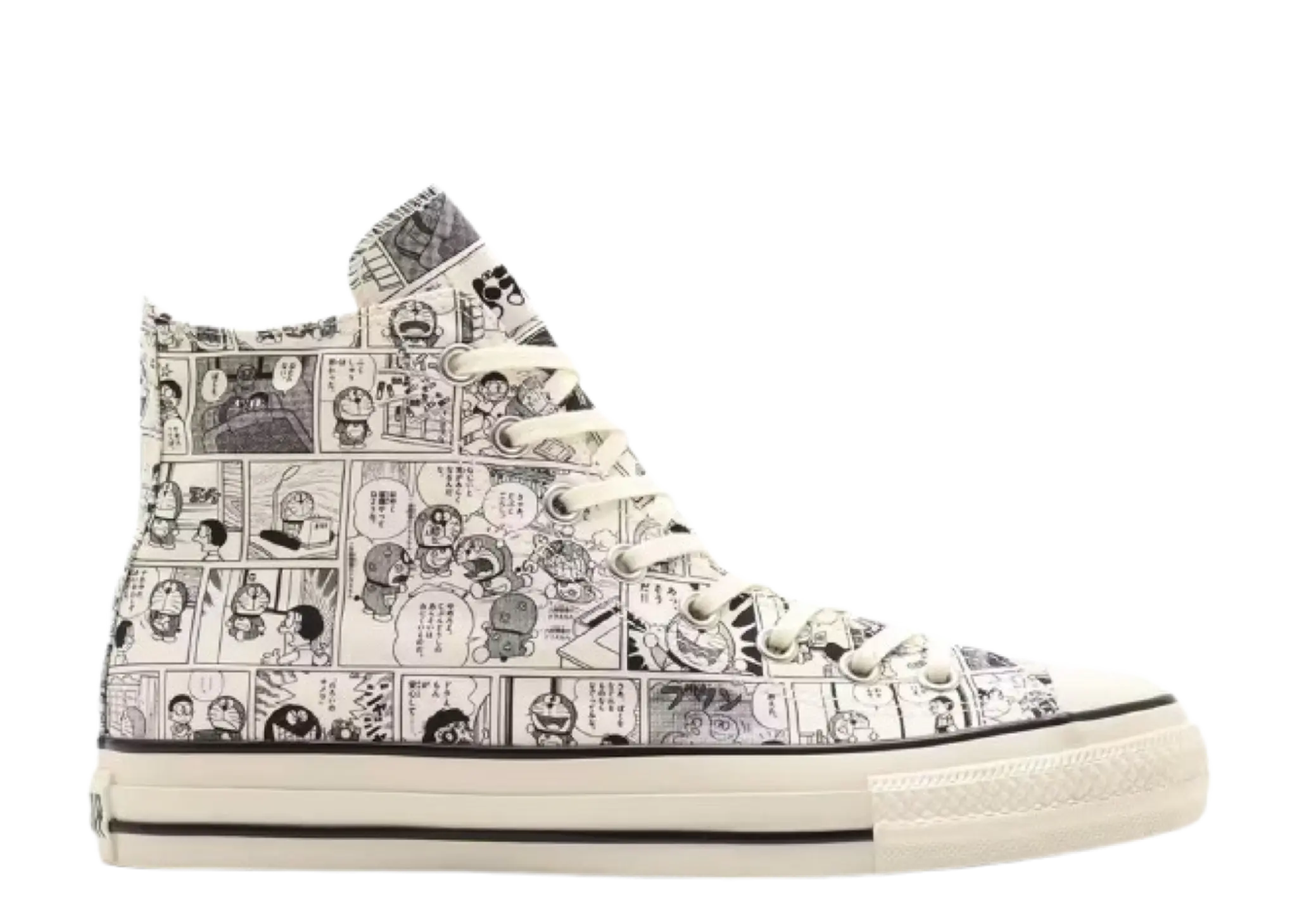 Converse Chuck Taylor All Star Aged CP Hi Doraemon Black White
