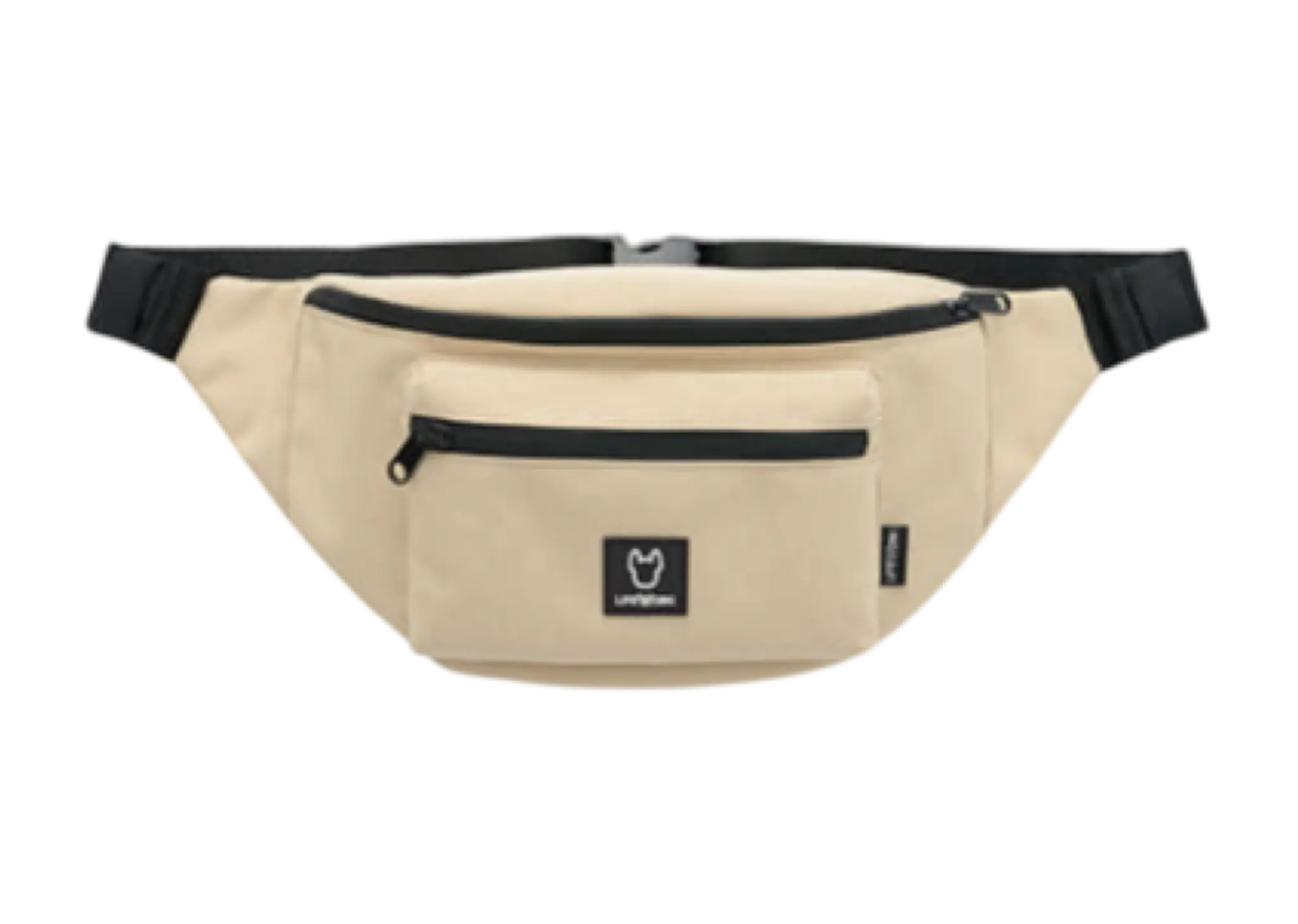 Lifework Square Wappen Hip Sack Beige