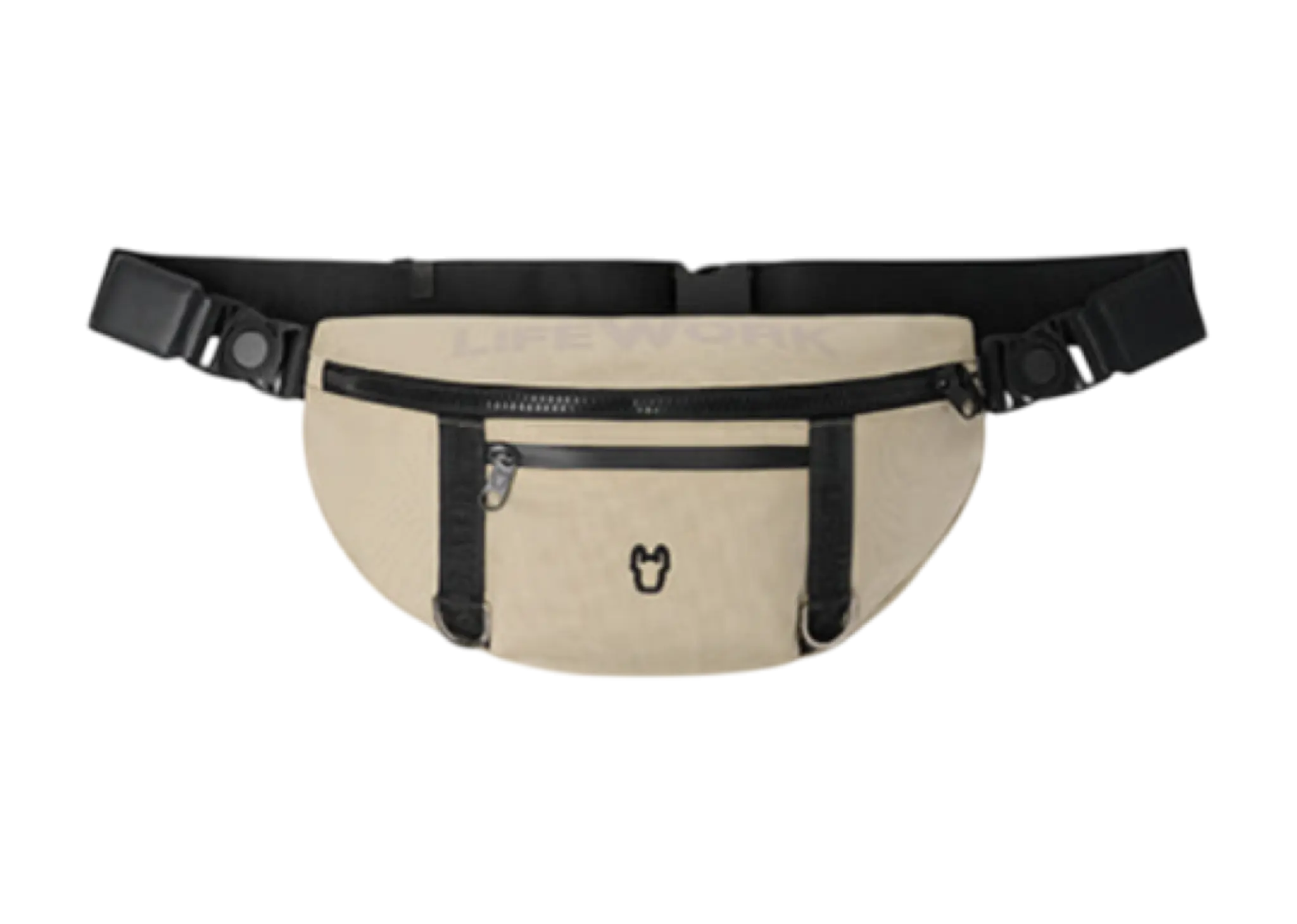 Lifework Small Dog D-Ring Waist Bag Beige