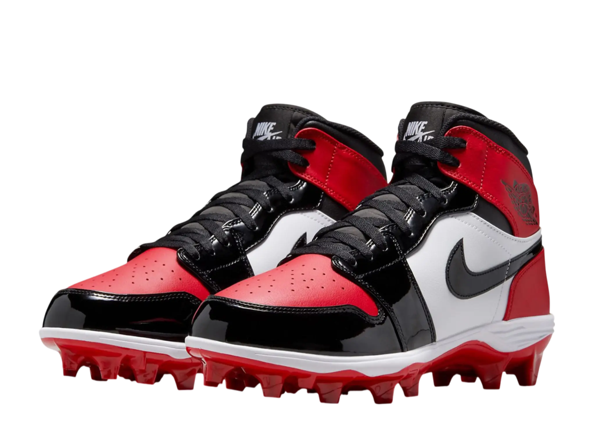 Air Jordan 1 Mid TD Cleat Bred Toe - photo 2