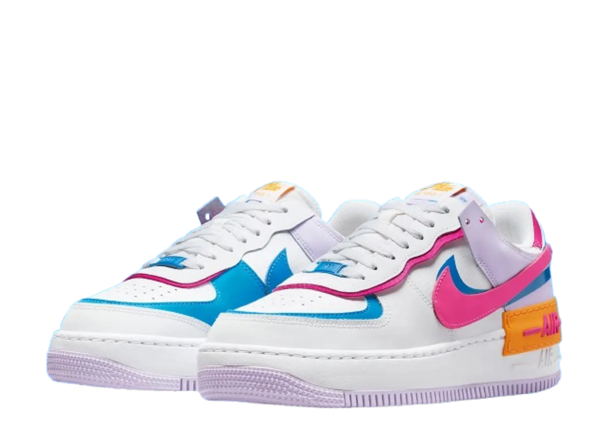 Nike Air Force 1 Shadow White Photo Blue Lilac Bloom Alchemy Pink (Women's) - photo 2