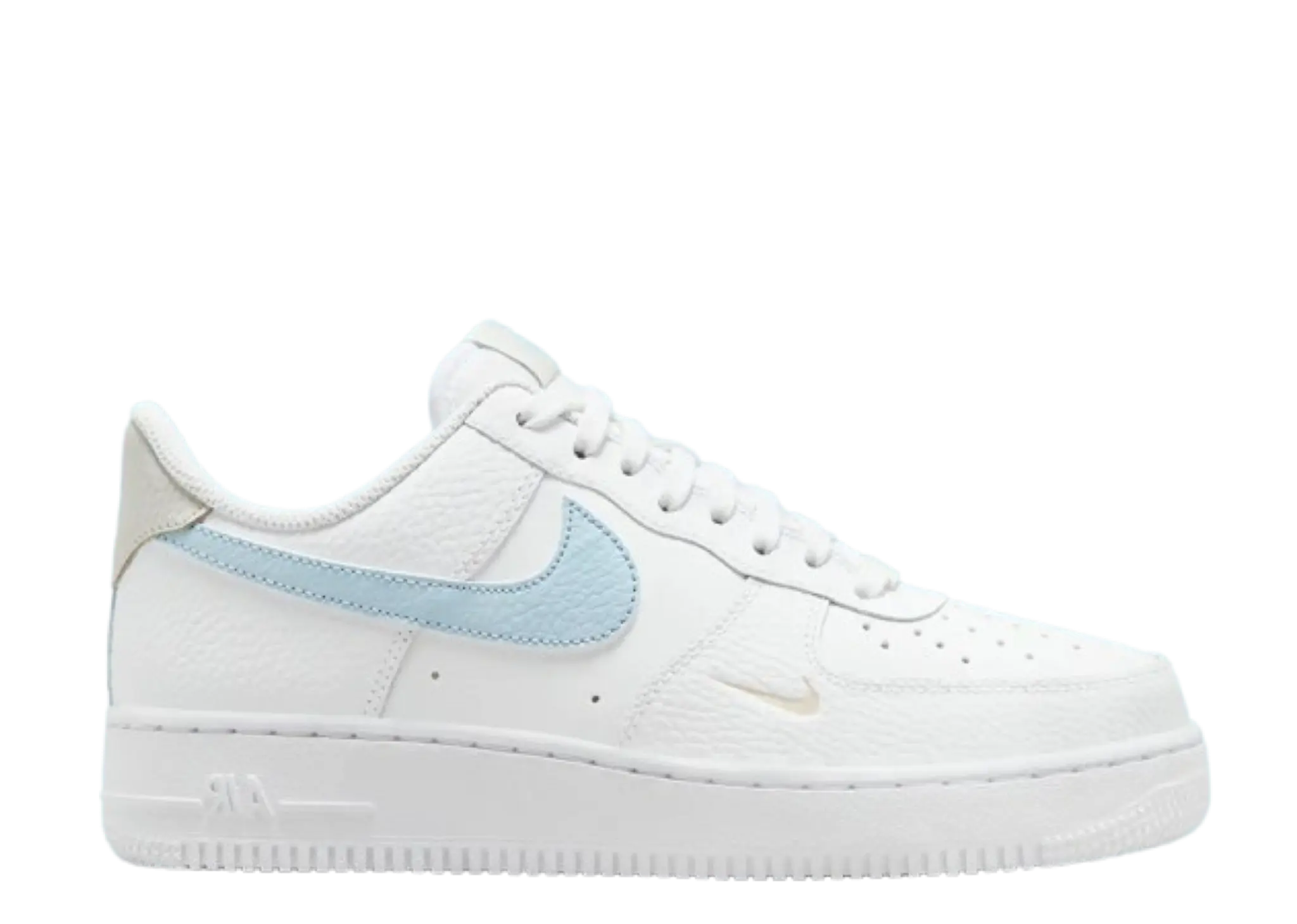Nike Air Force 1 Low White Light Armory Blue Mini Swoosh (Women's)