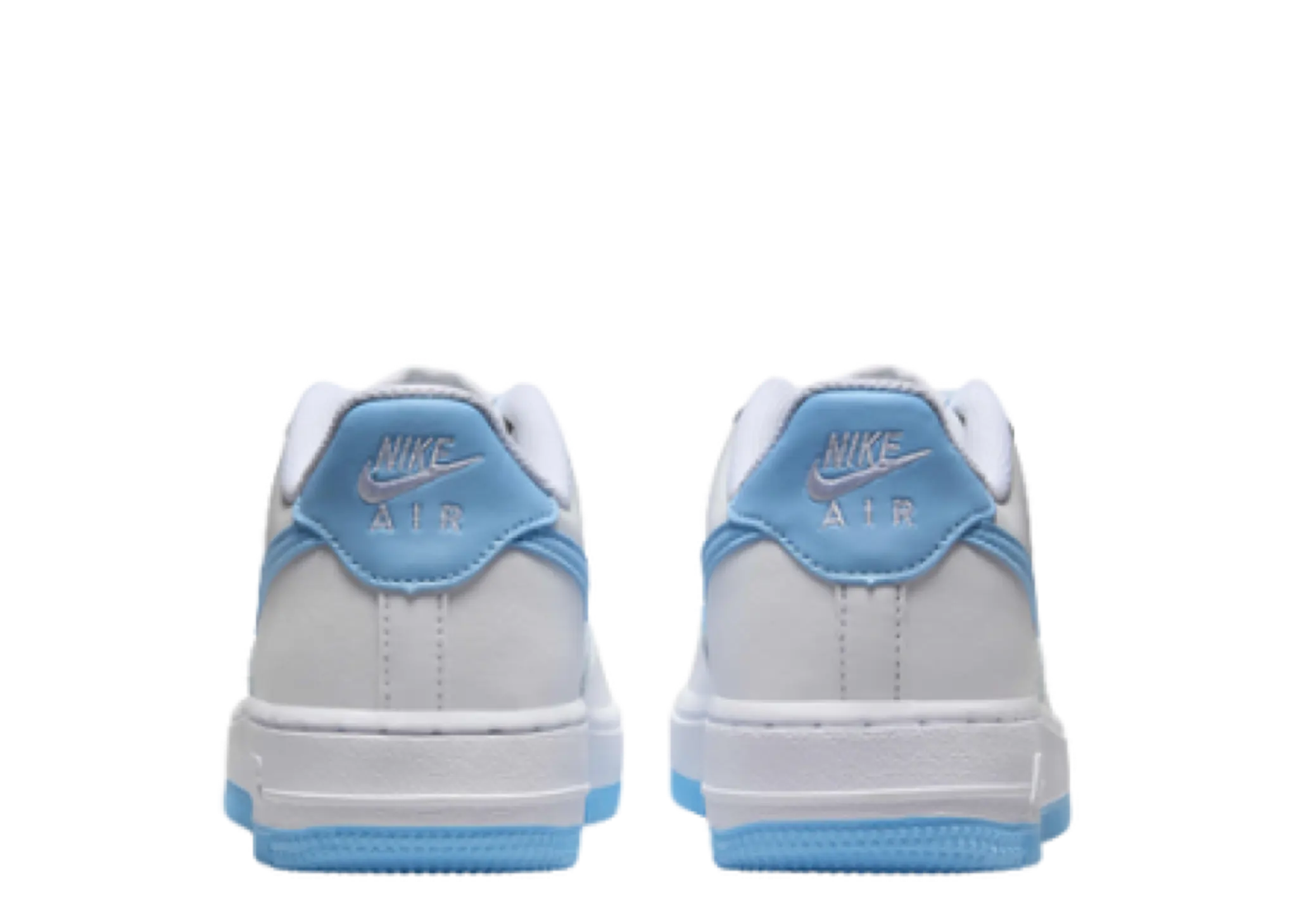 Nike Air Force 1 Low White Aquarius Blue (Grade School) - photo 3