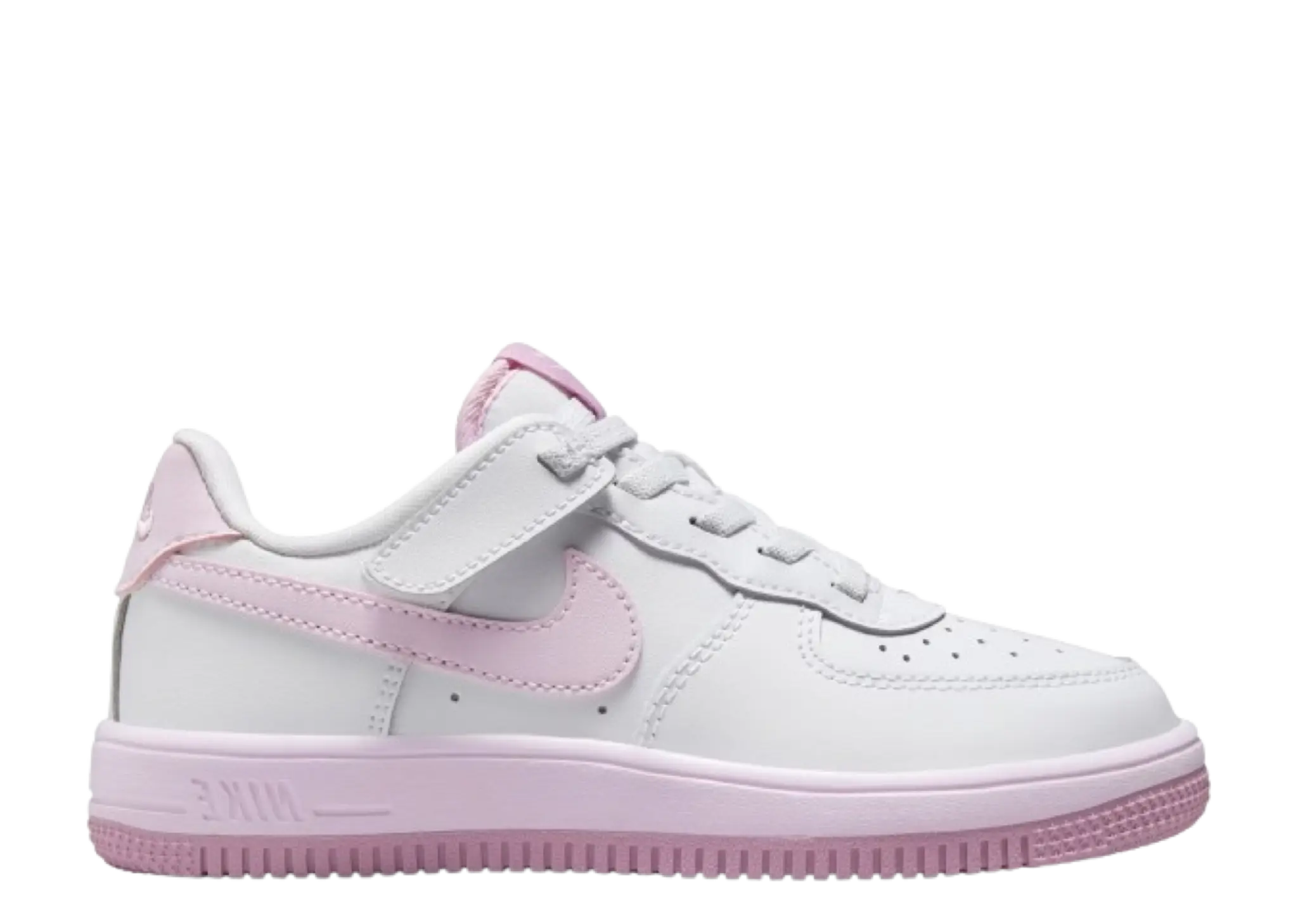 Nike Force 1 Low Easy On White Elemental Pink Pink Foam (Pre-School)