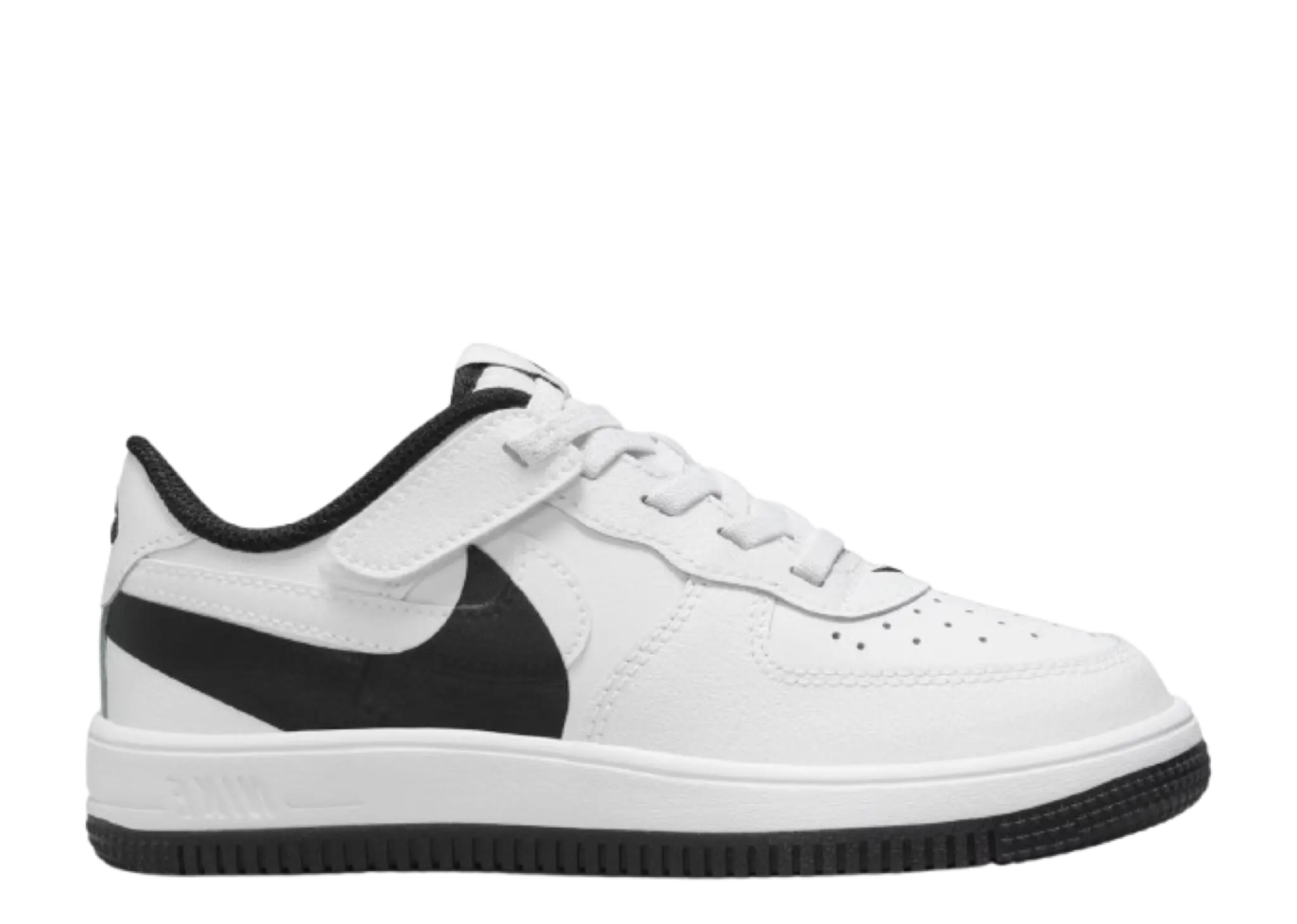 Nike Force 1 Low LV8 Easy On White Black (Pre-School)