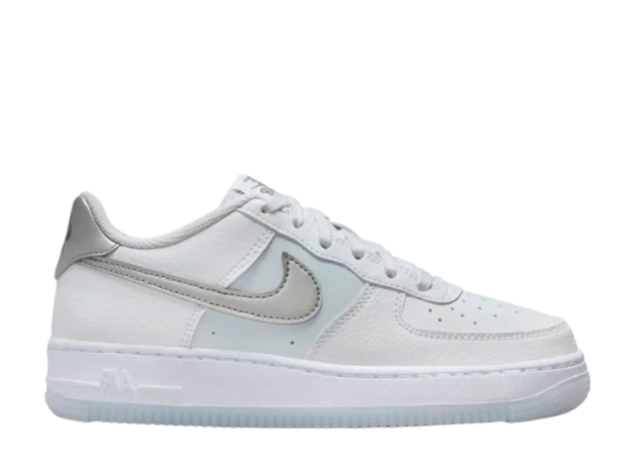 Nike Air Force 1 Low White Football Grey (Grade School)