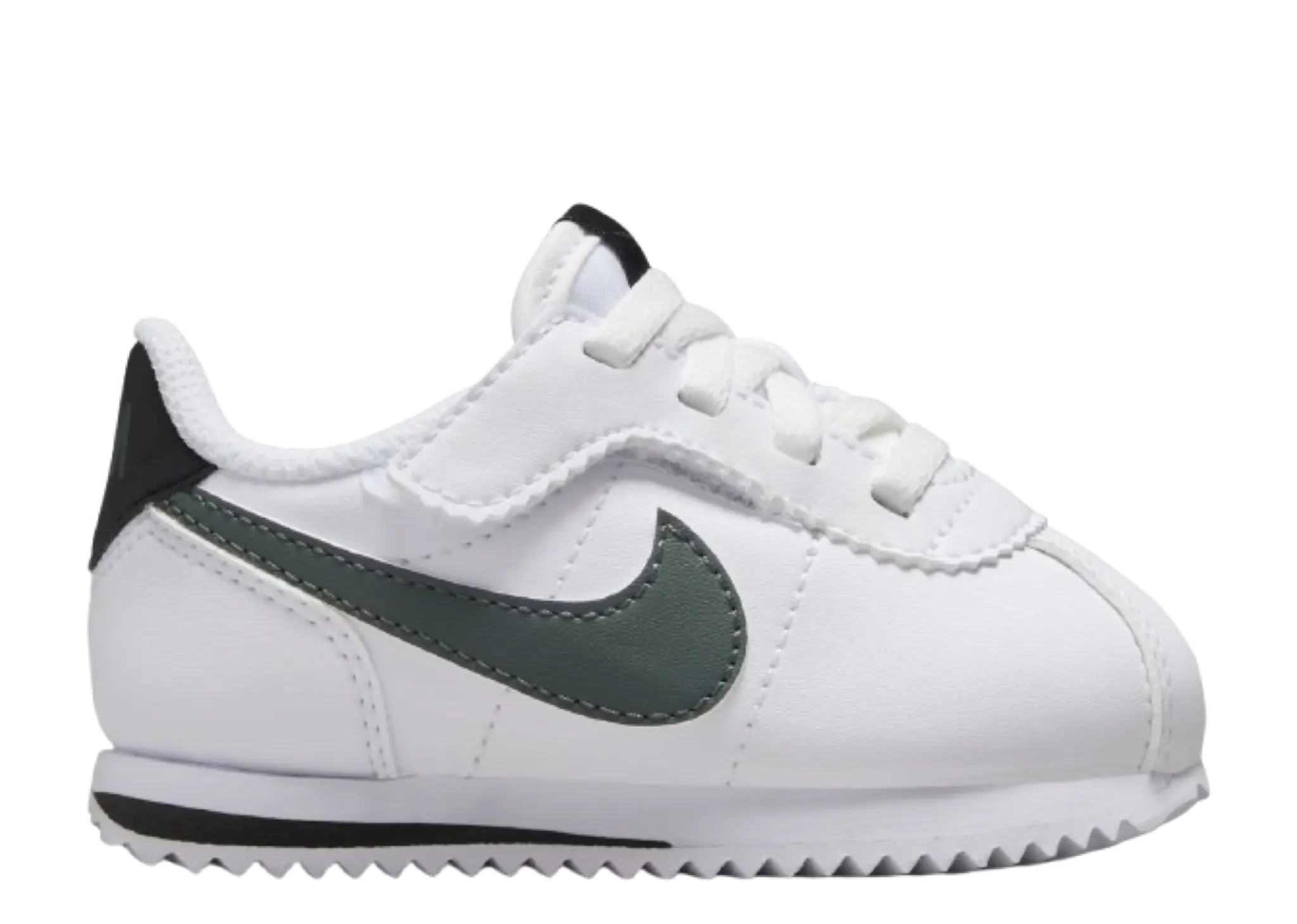 Nike Cortez EasyOn White Black Vintage Green (Toddler)
