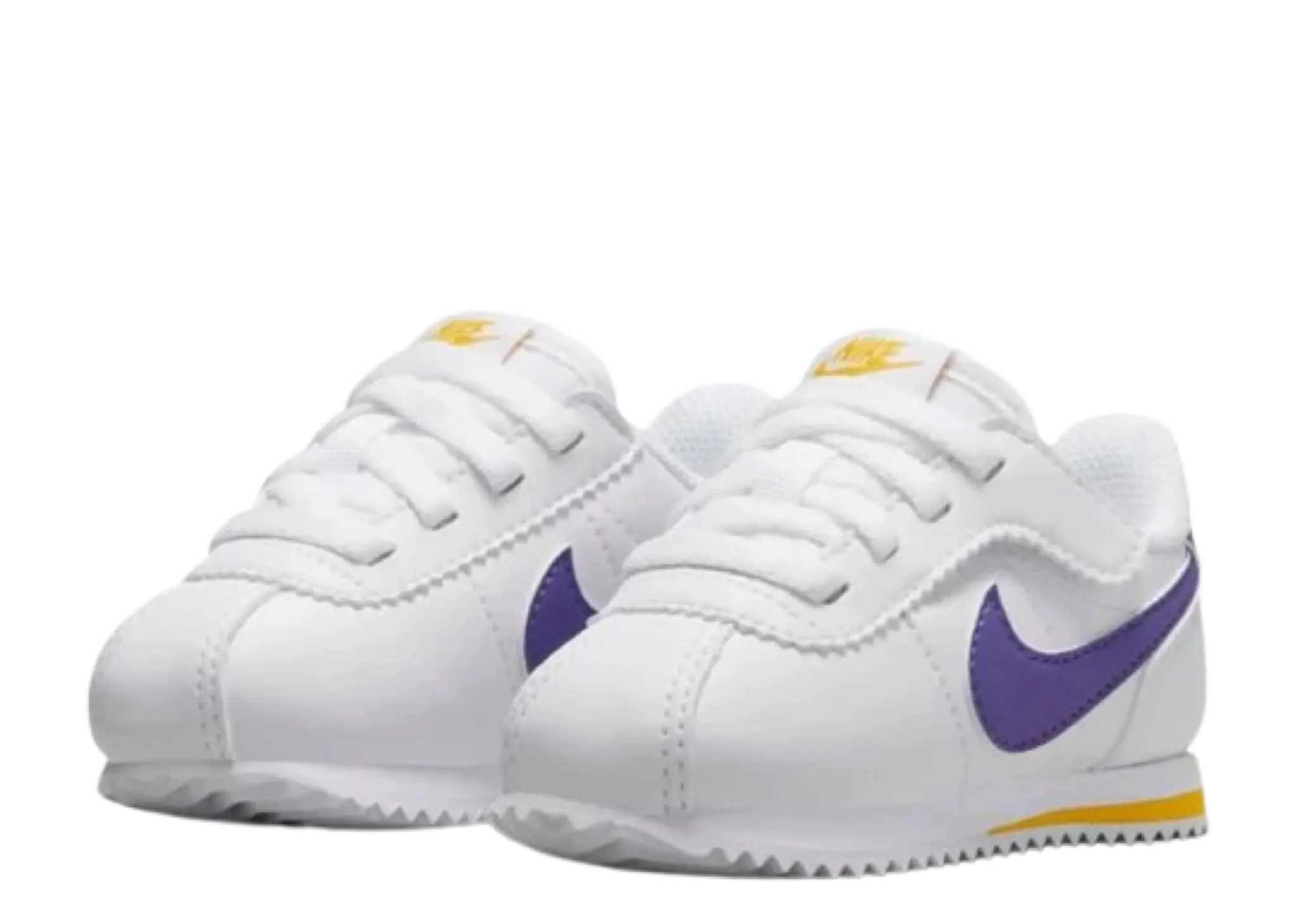 Nike Cortez EasyOn White Varsity Maize Varsity Purple (Toddler) - photo 2