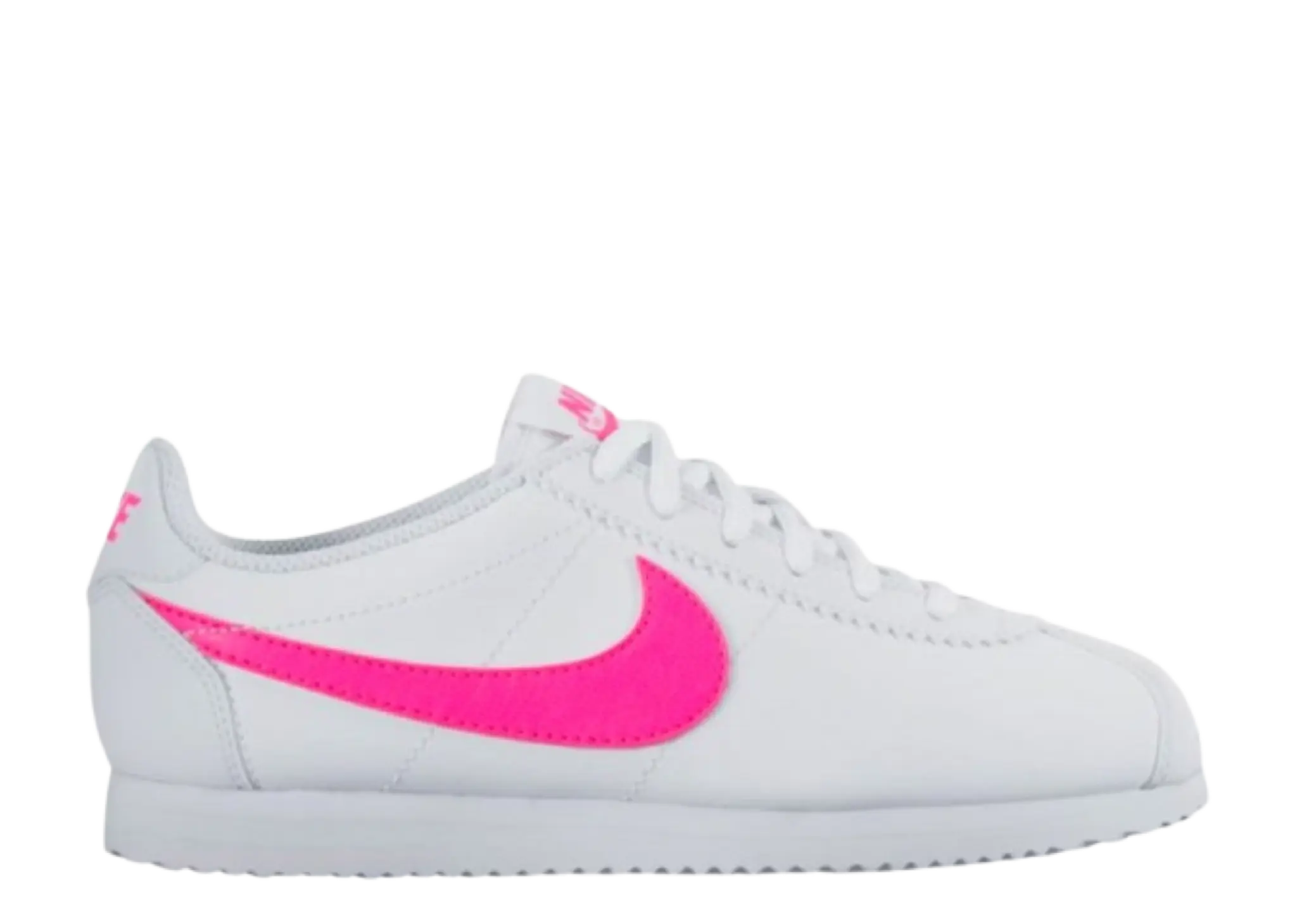 Nike Cortez White Pink Blast (Grade School)