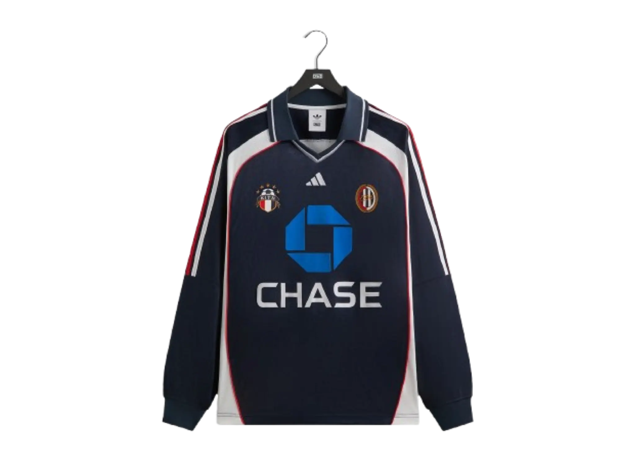 Kith For Adidas Football Chase Long Sleeve Jersey Legend Ink