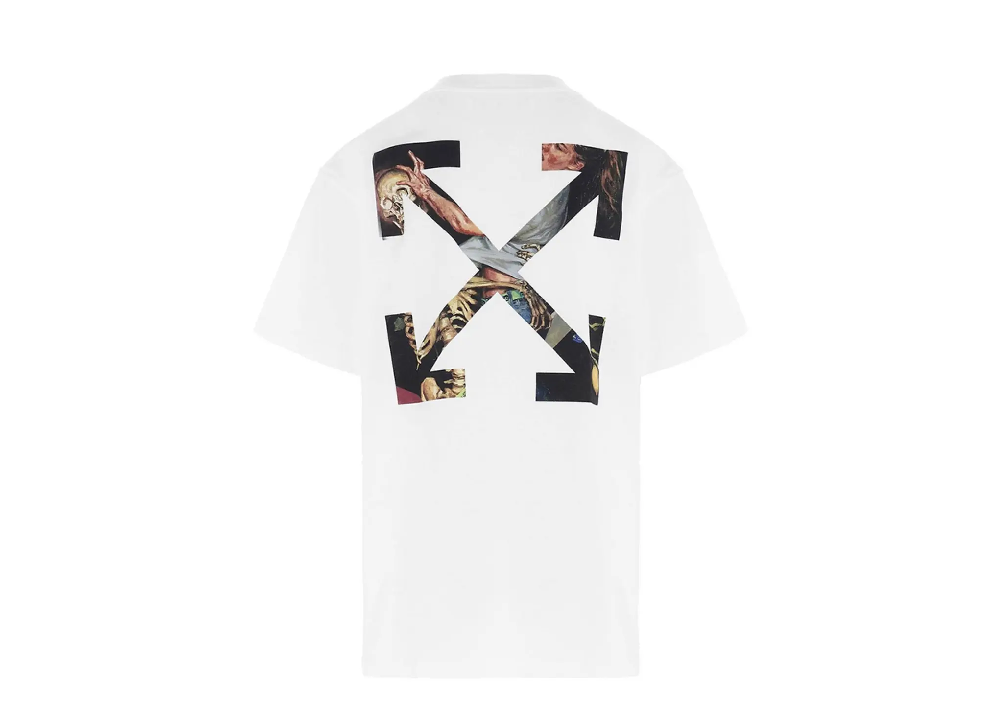 Off White Pascal Arrow Short Sleeve Over T Shirt White Black - photo 2