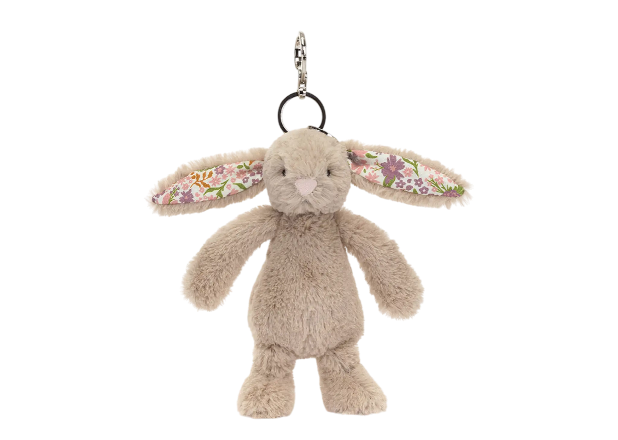 Jellycat Beige Bunny Petal Bag Charm