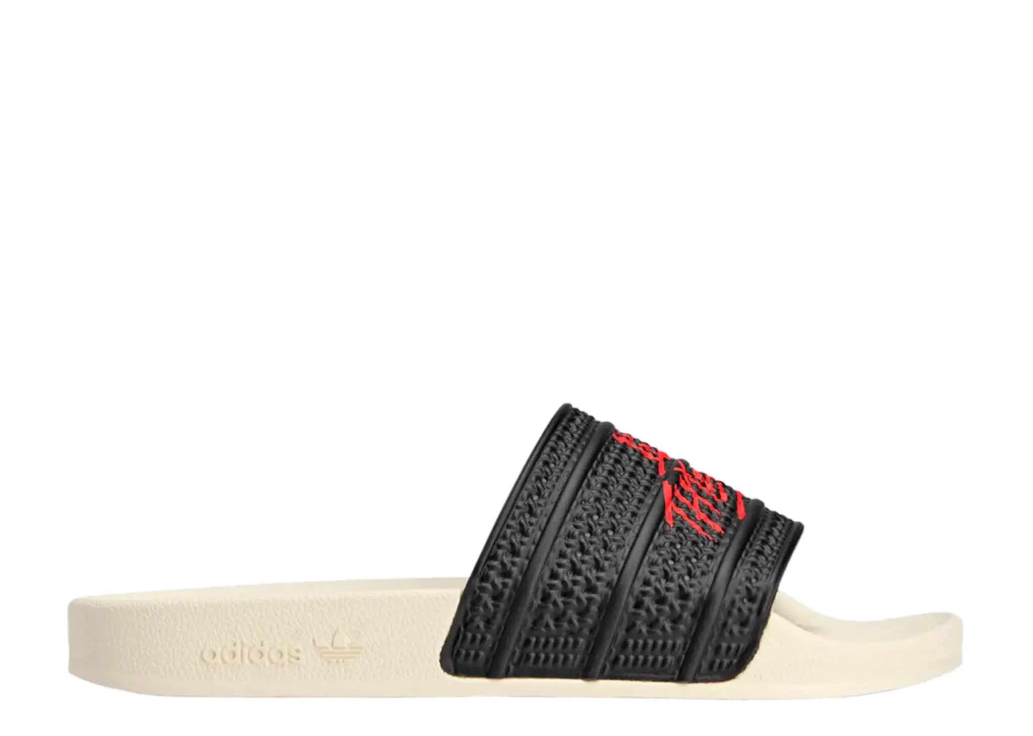 Adidas Adilette Slides 100 Thieves Black Red