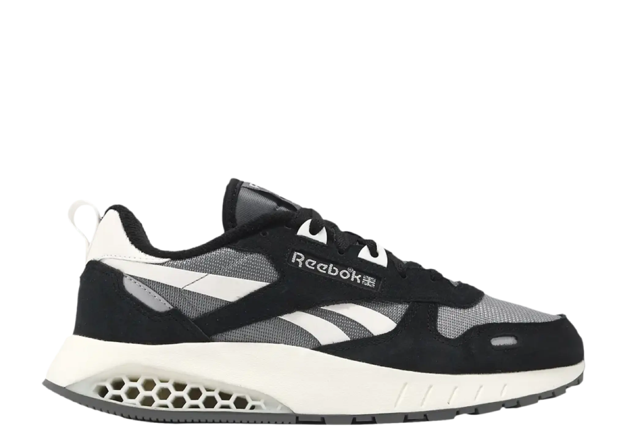 Reebok Classic Leather Hexalite Black Pure Grey