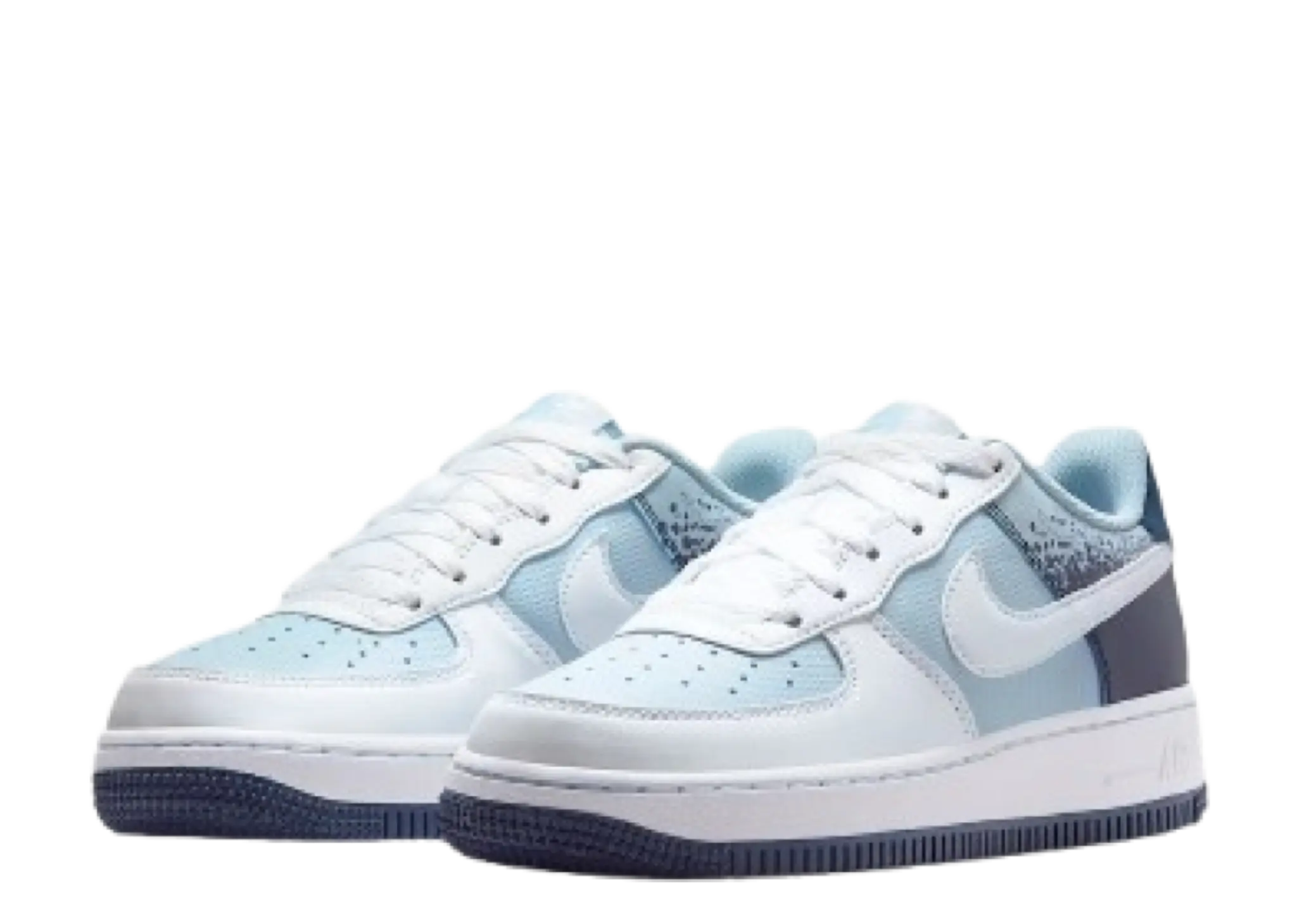 Nike Air Force 1 Low Light Armory Blue Midnight Navy White (Grade School) - photo 2