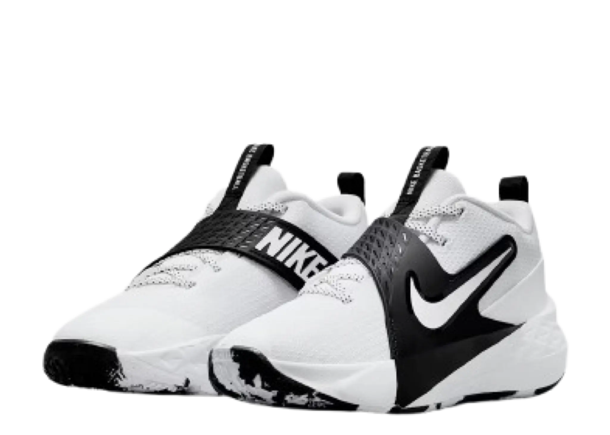 Nike Team Hustle D 12 White Black (Grade School) - photo 2