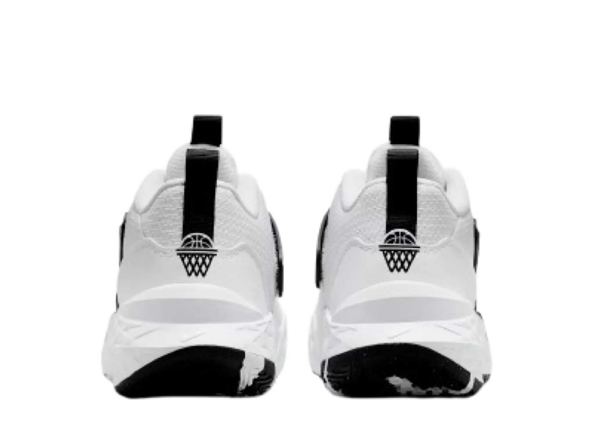 Nike Team Hustle D 12 White Black (Grade School) - photo 3