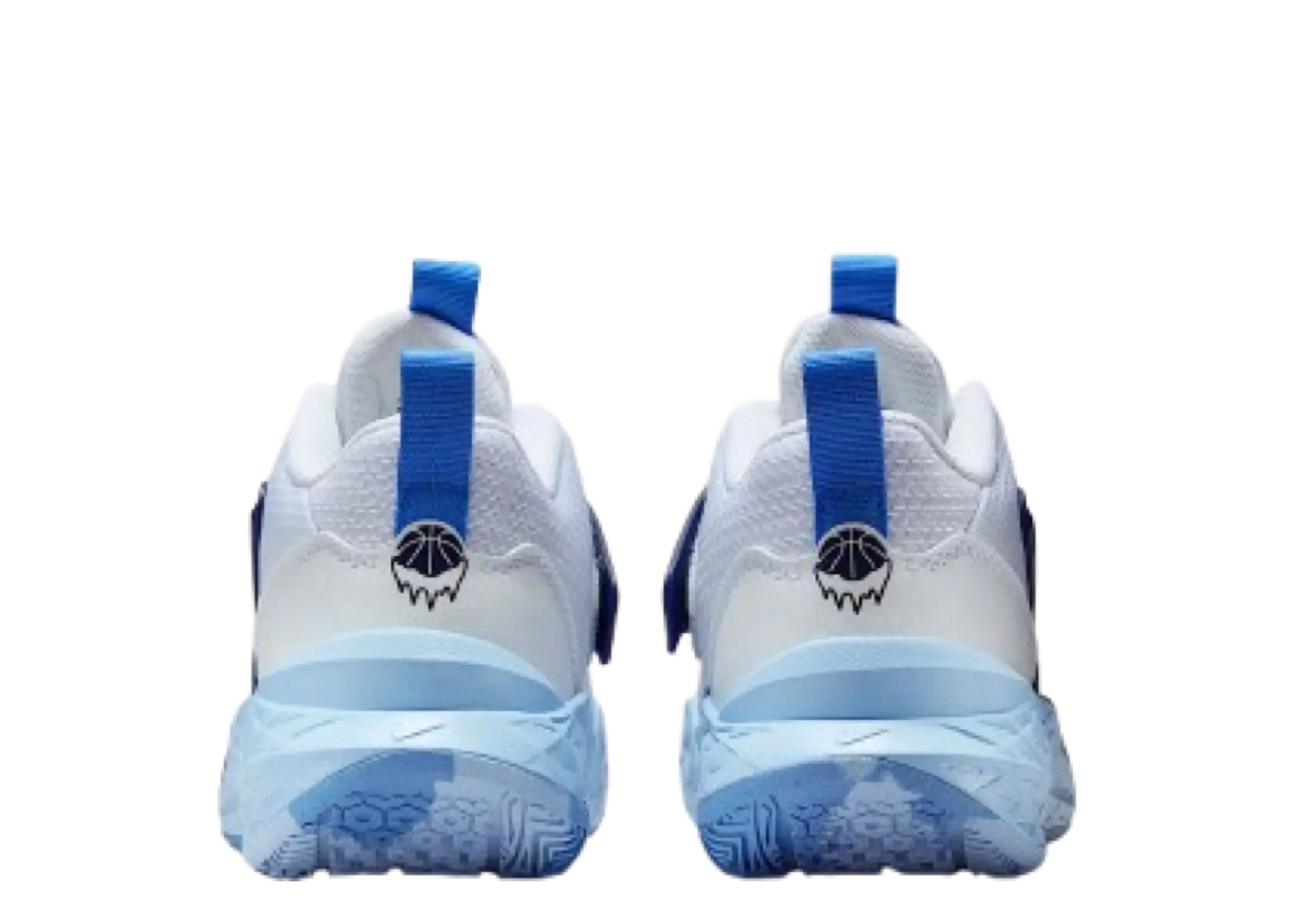 Nike Team Hustle D 12 White Psychic Blue Midnight Navy (Grade School) - photo 3