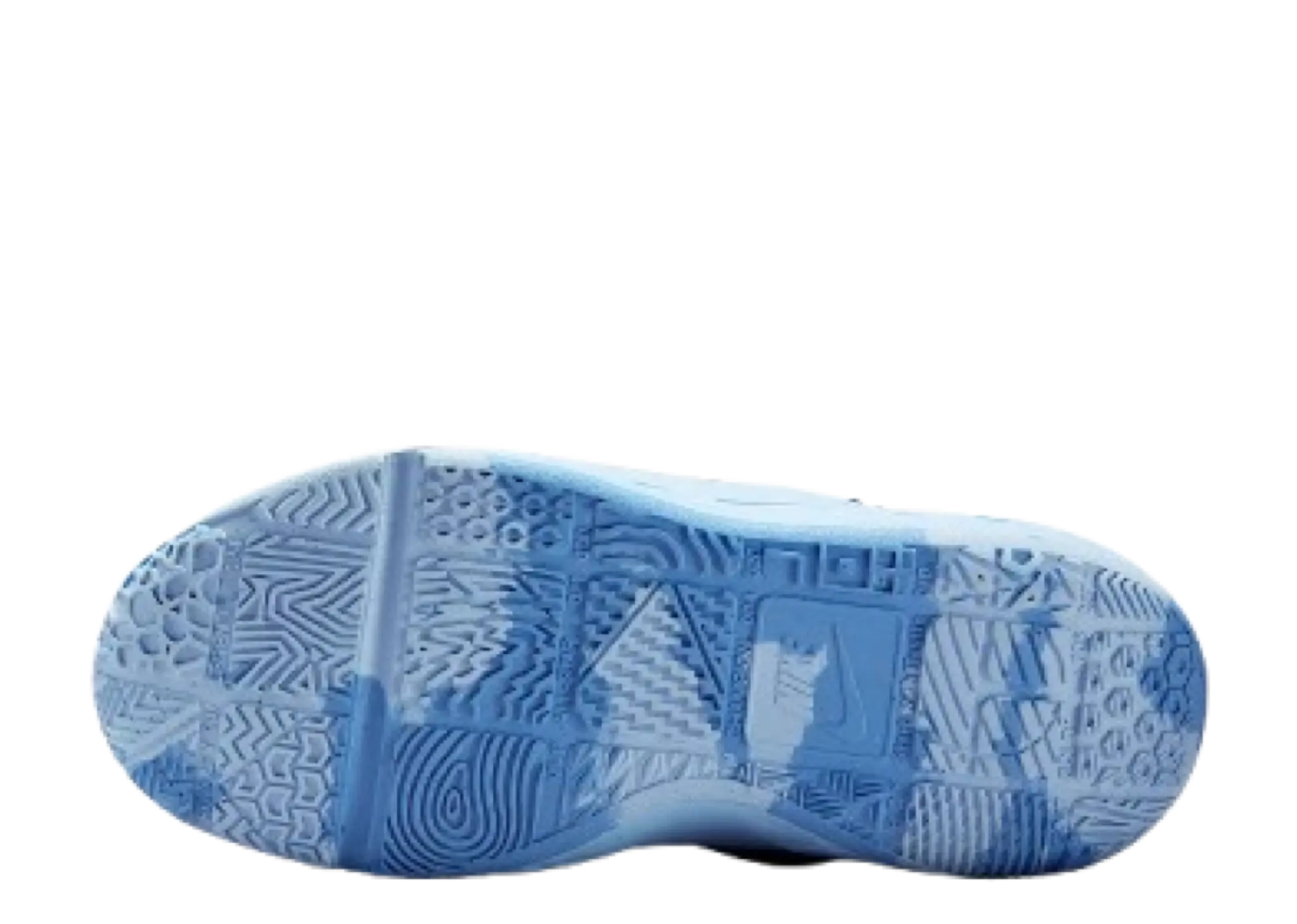 Nike Team Hustle D 12 White Psychic Blue Midnight Navy (Grade School) - photo 4
