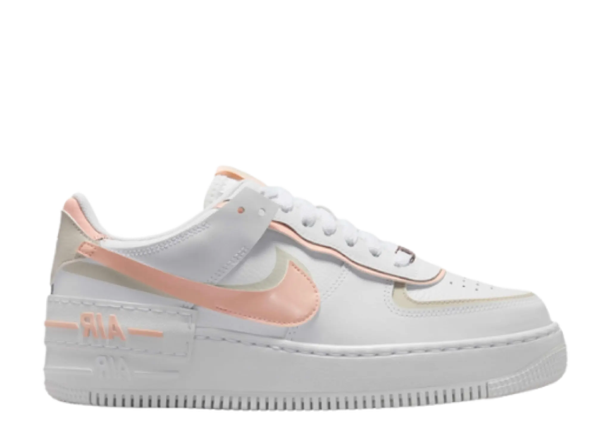 Nike Air Force 1 Low Shadow White Light Orewood Brown Washed Coral (Women's)
