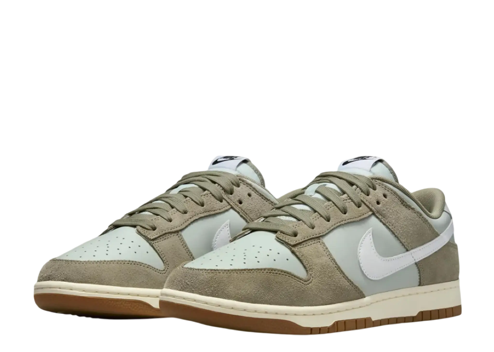 Nike Dunk Low Retro SE Light Silver Light Army Sail White - photo 2