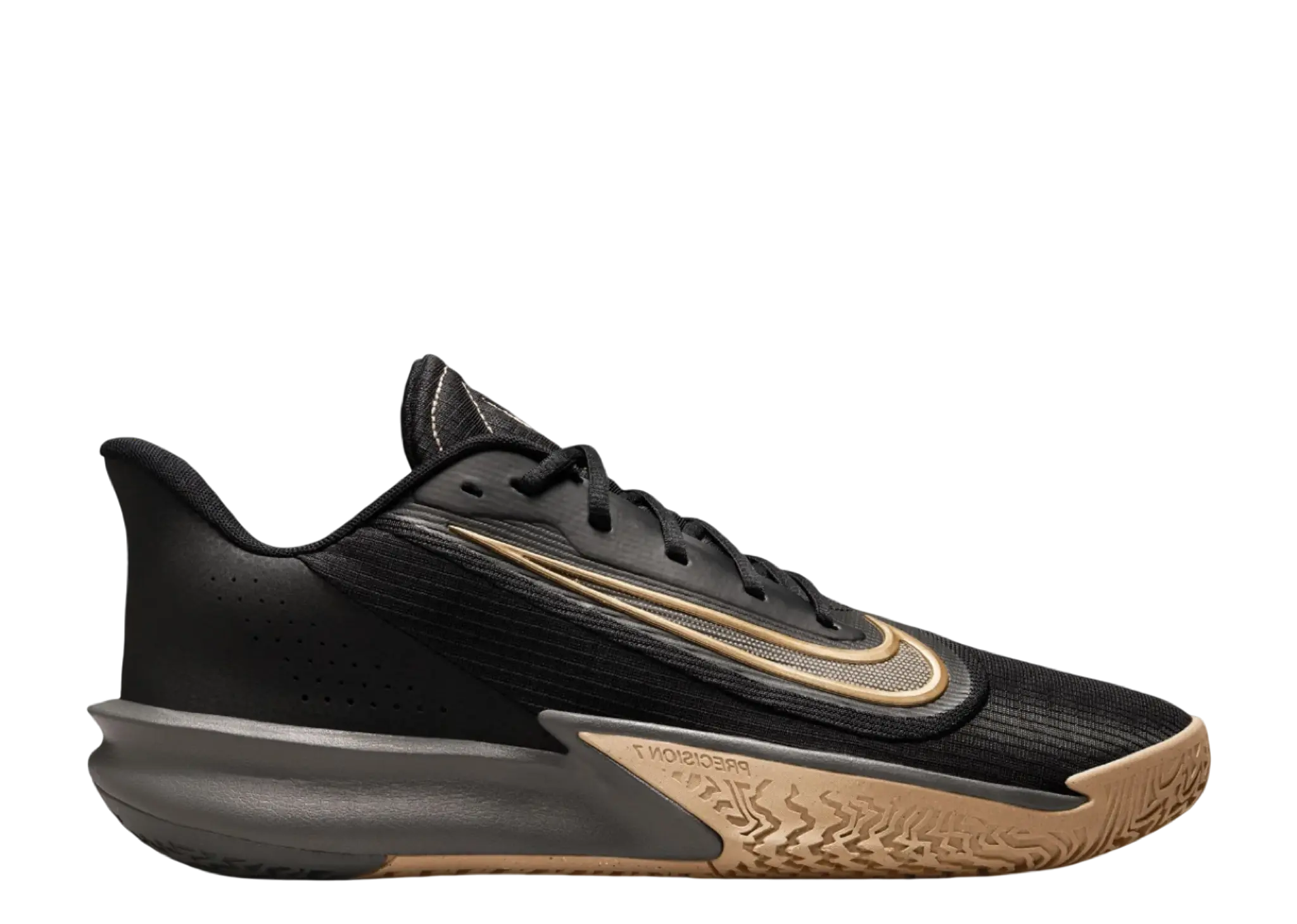 Nike Precision 7 Black Metallic Gold