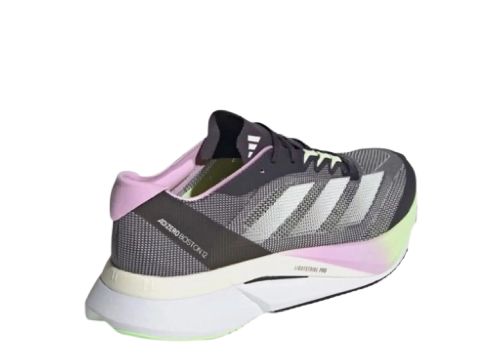 Adidas Adizero Boston 12 Aurora Black Zero Metalic Green Spark - photo 3