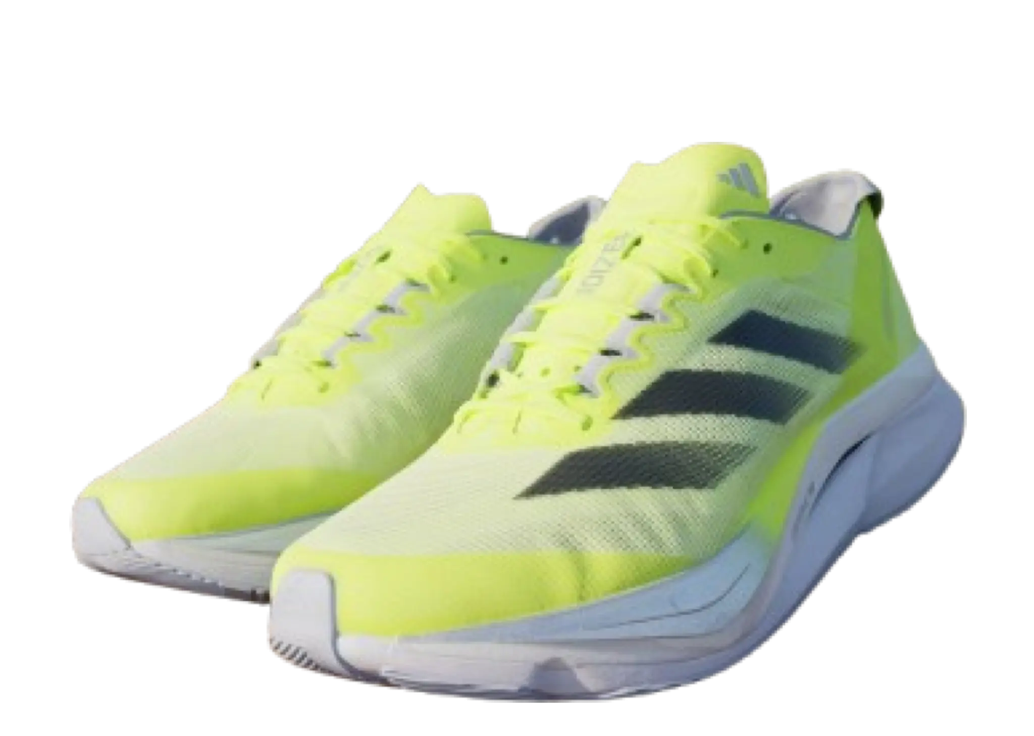 Adidas Adizero Boston 12 Lucid Lemon Core Black Silver Metallic - photo 2