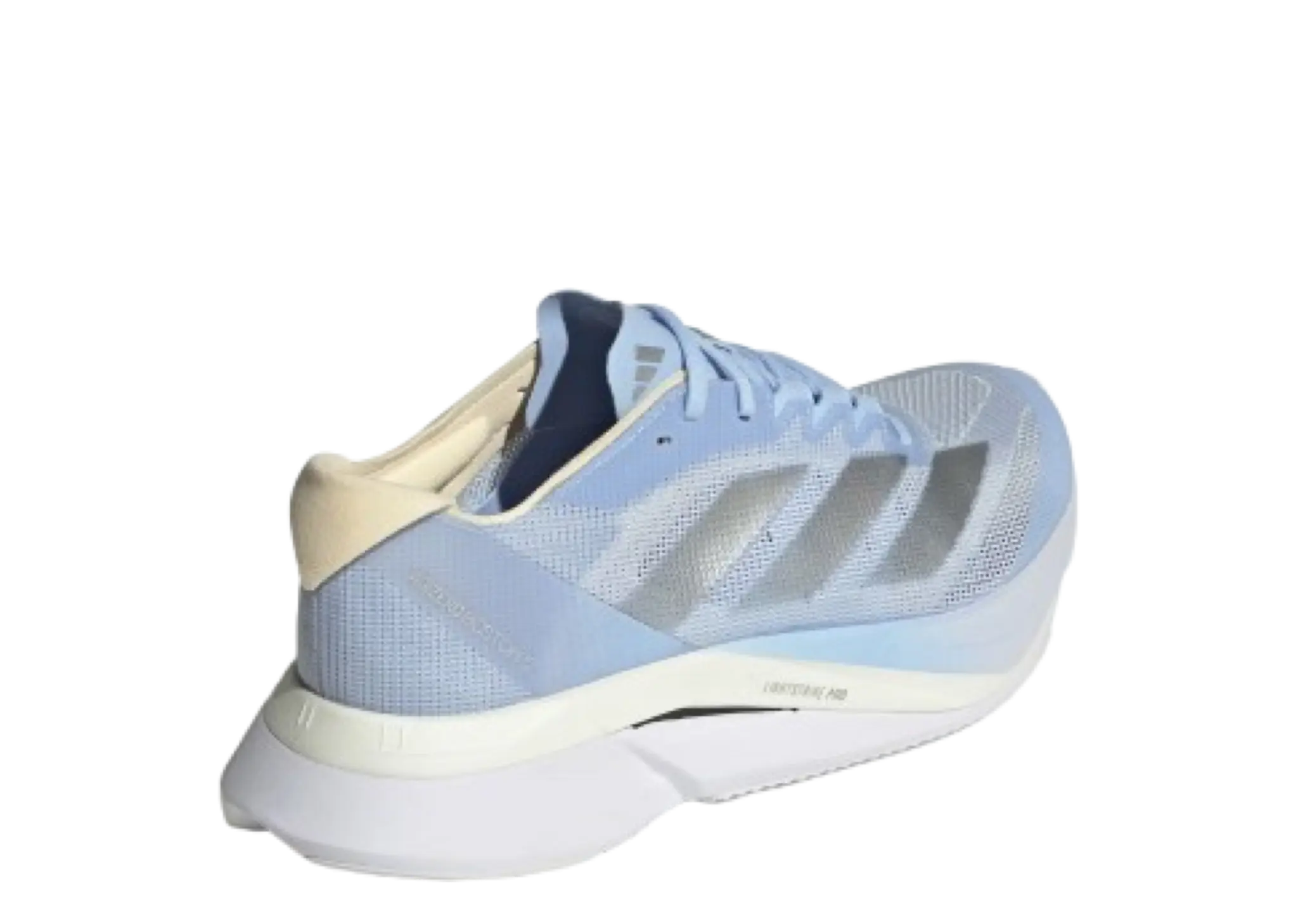 Adidas Adizero Boston 12 Dash Grey Silver Warm Vanilla (Women's) - photo 3